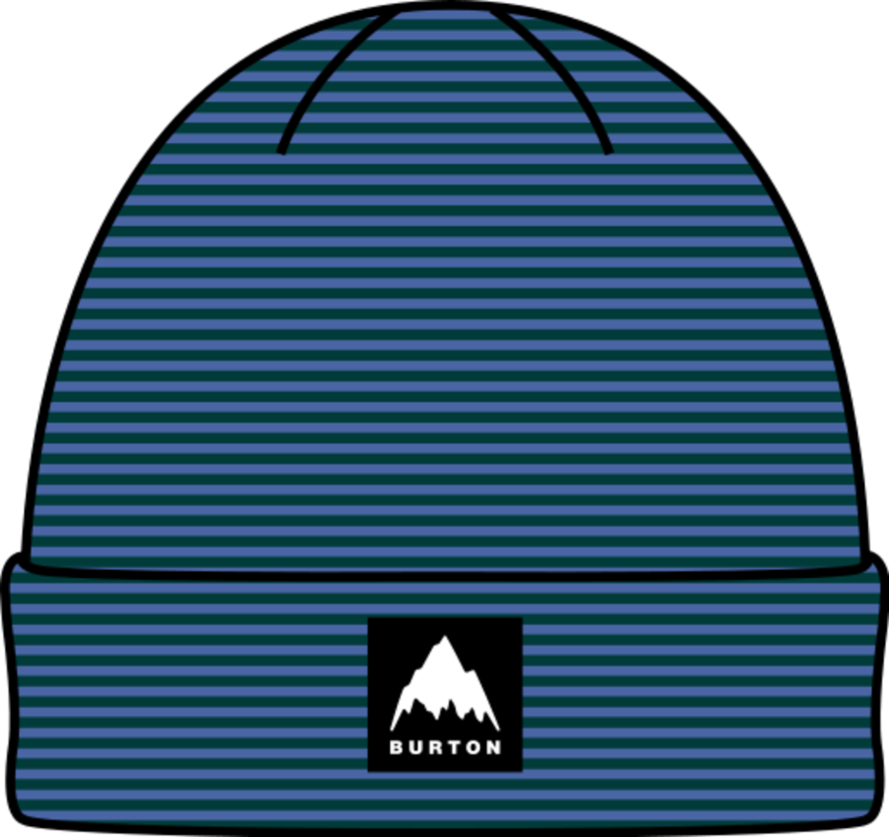Kids' Recycled Stripe Beanie