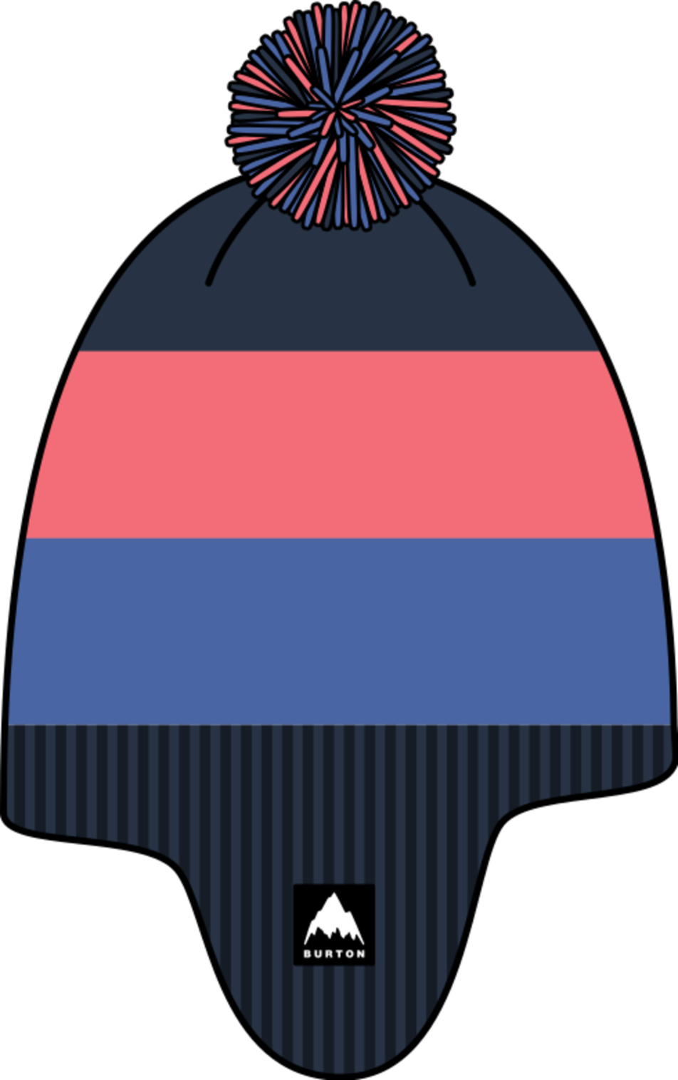 Toddlers' Earflap Fleece Lined Beanie