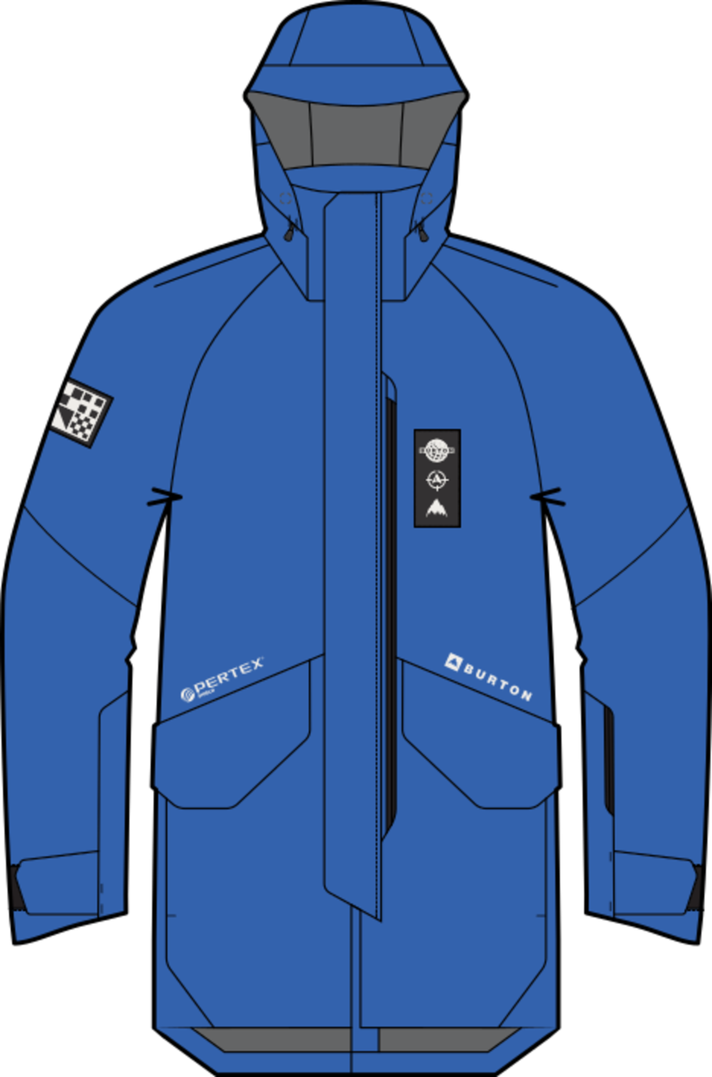 Daybeacon 3L Trench Shell Jacket
