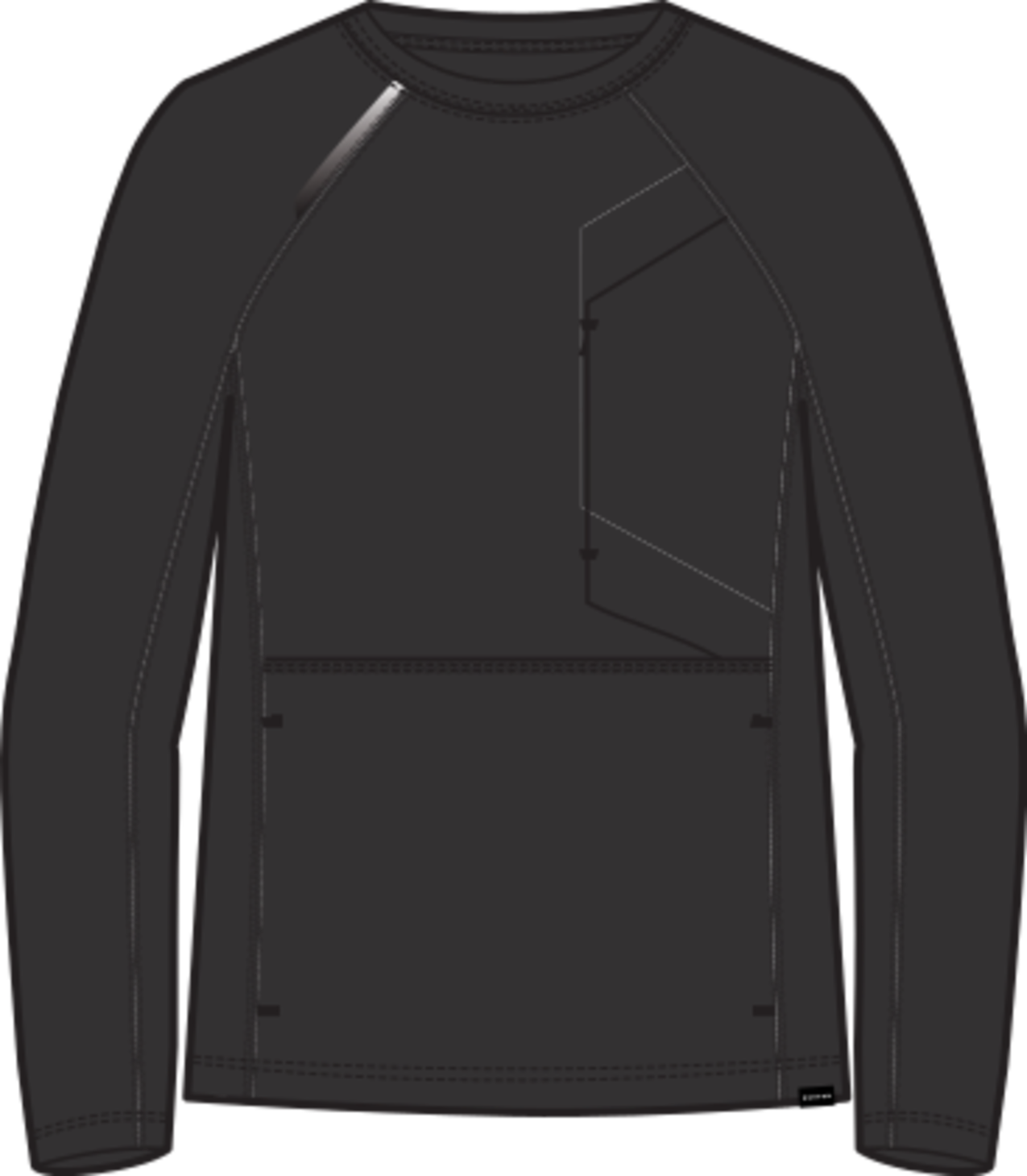 Women's Multipath Grid Crewneck Fleece