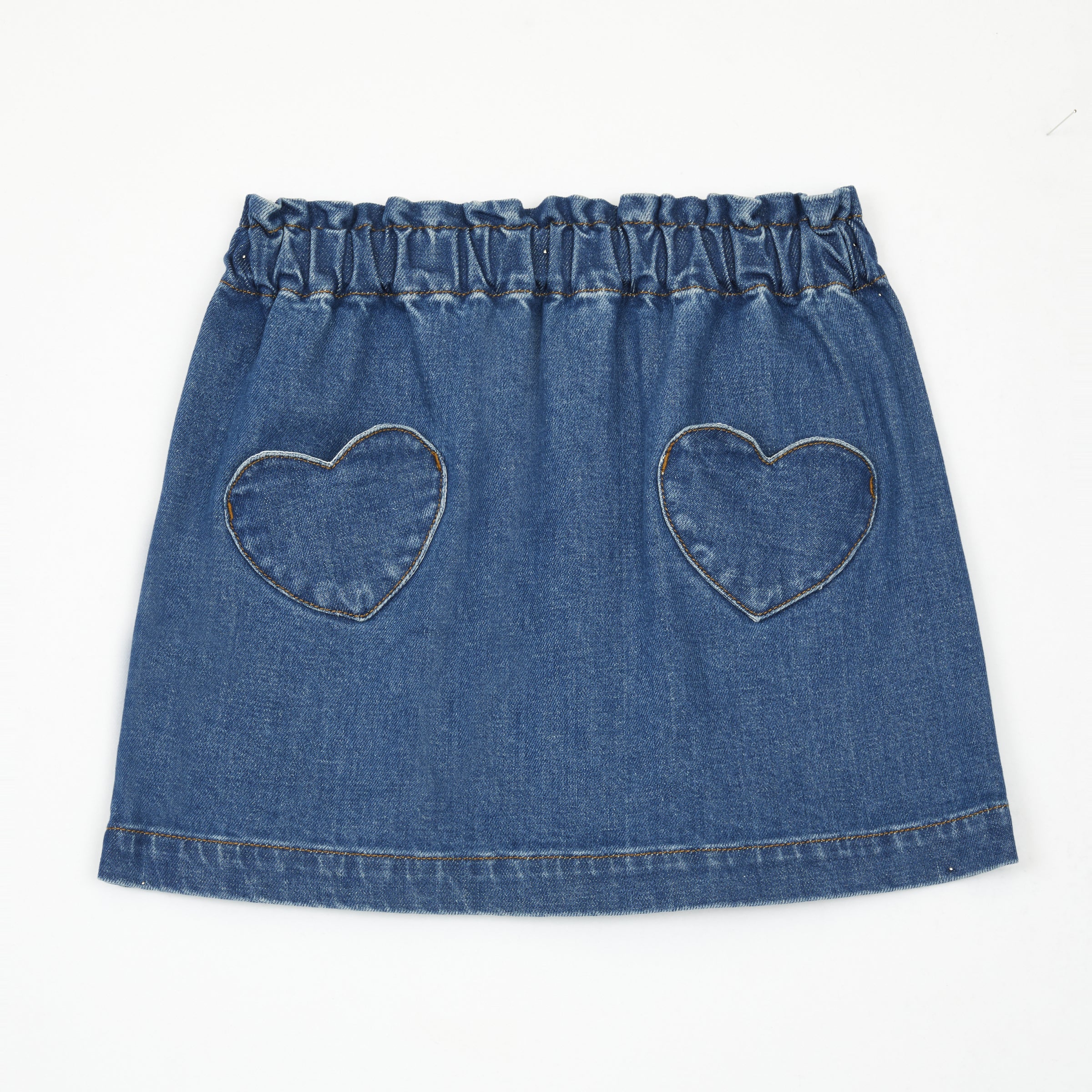 Girls Blue Denim Skirt