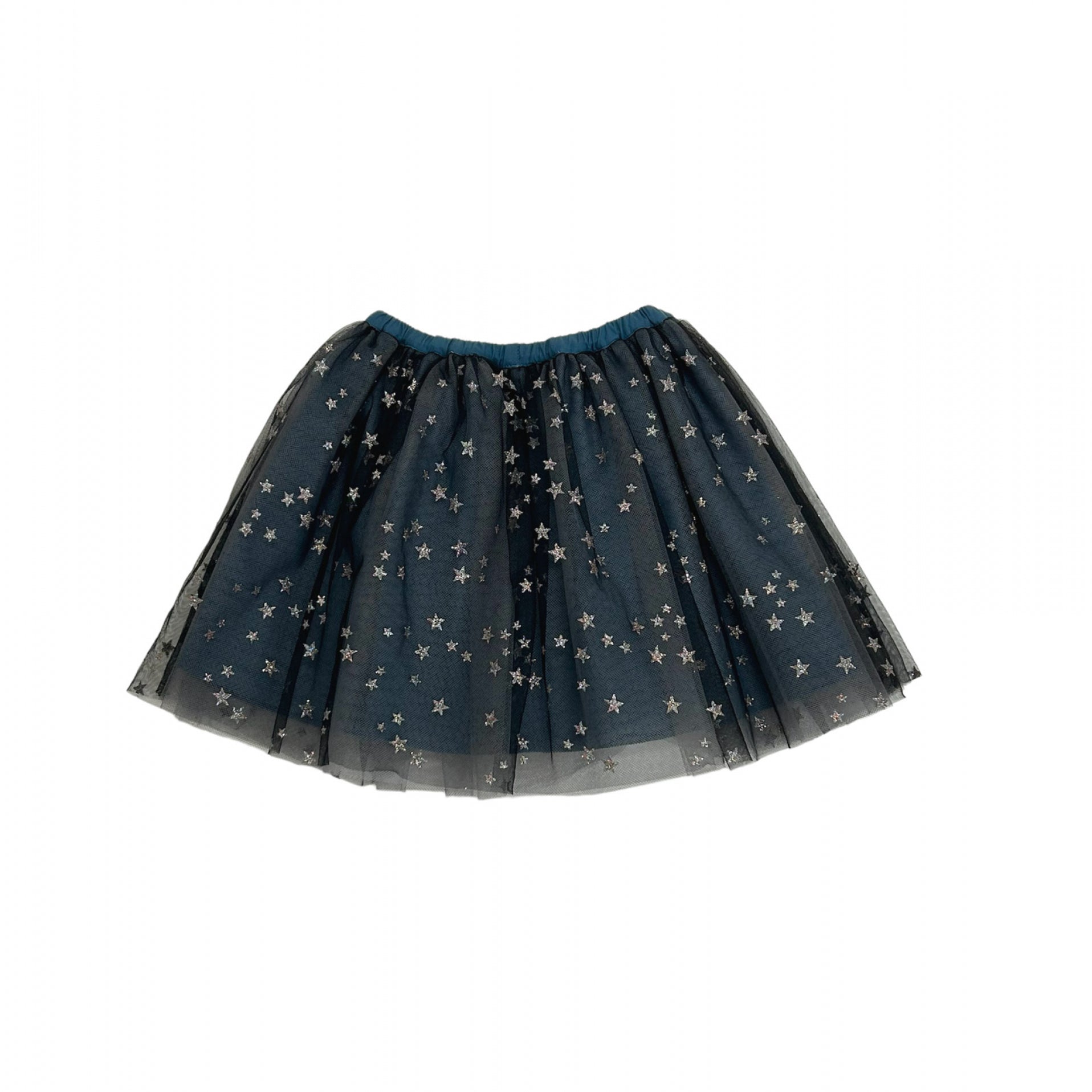 Girls Navy Star Skirt