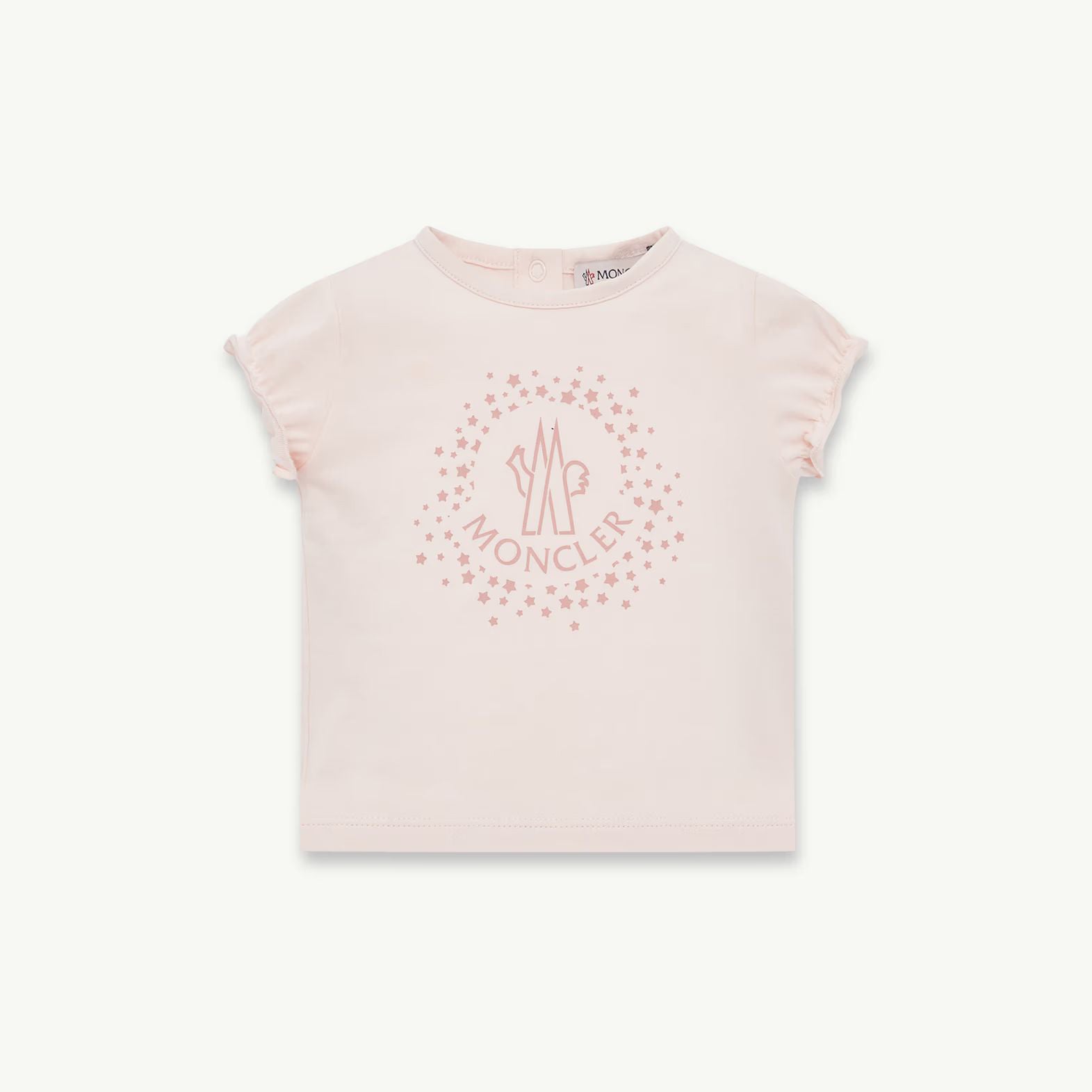 Baby Girls Light Pink Cotton T-Shirt