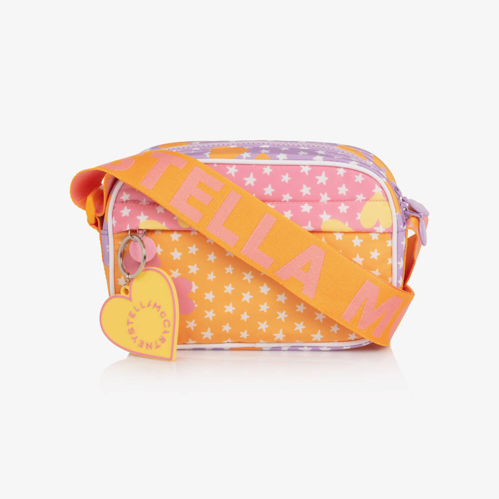 Girls Multicolor Stars Crossbody Bag (19cm)