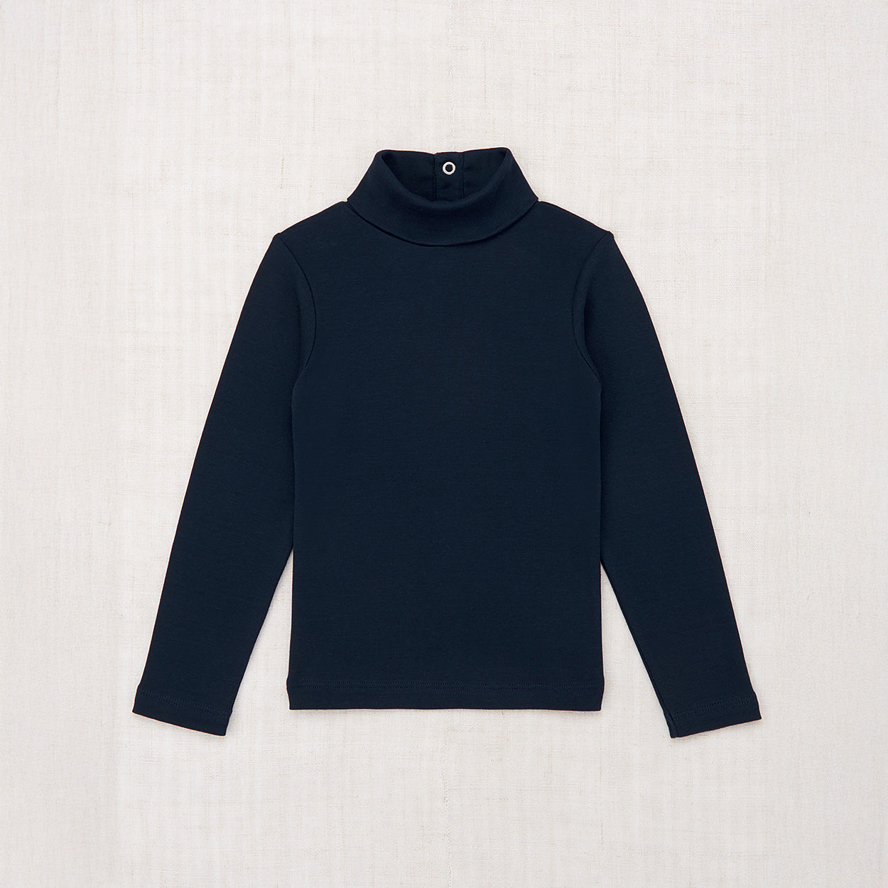 Boys & Girls Navy Cotton Turtleneck