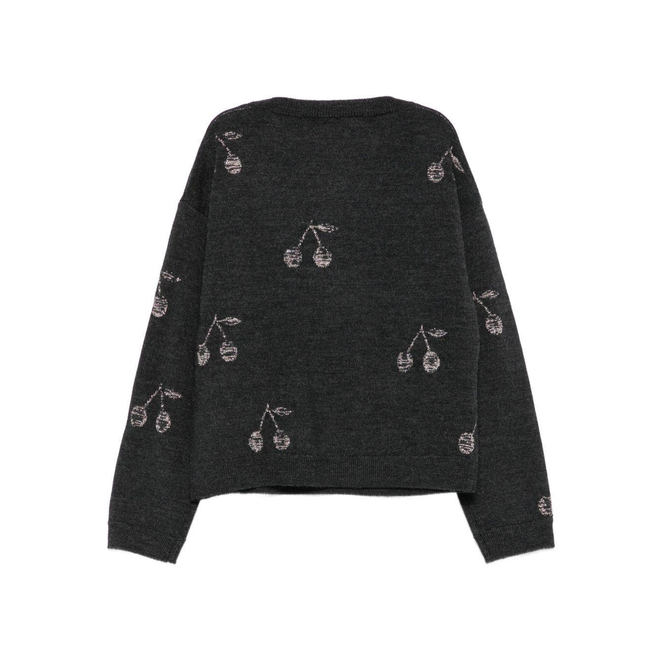 Girls Dark Grey Wool Sweater