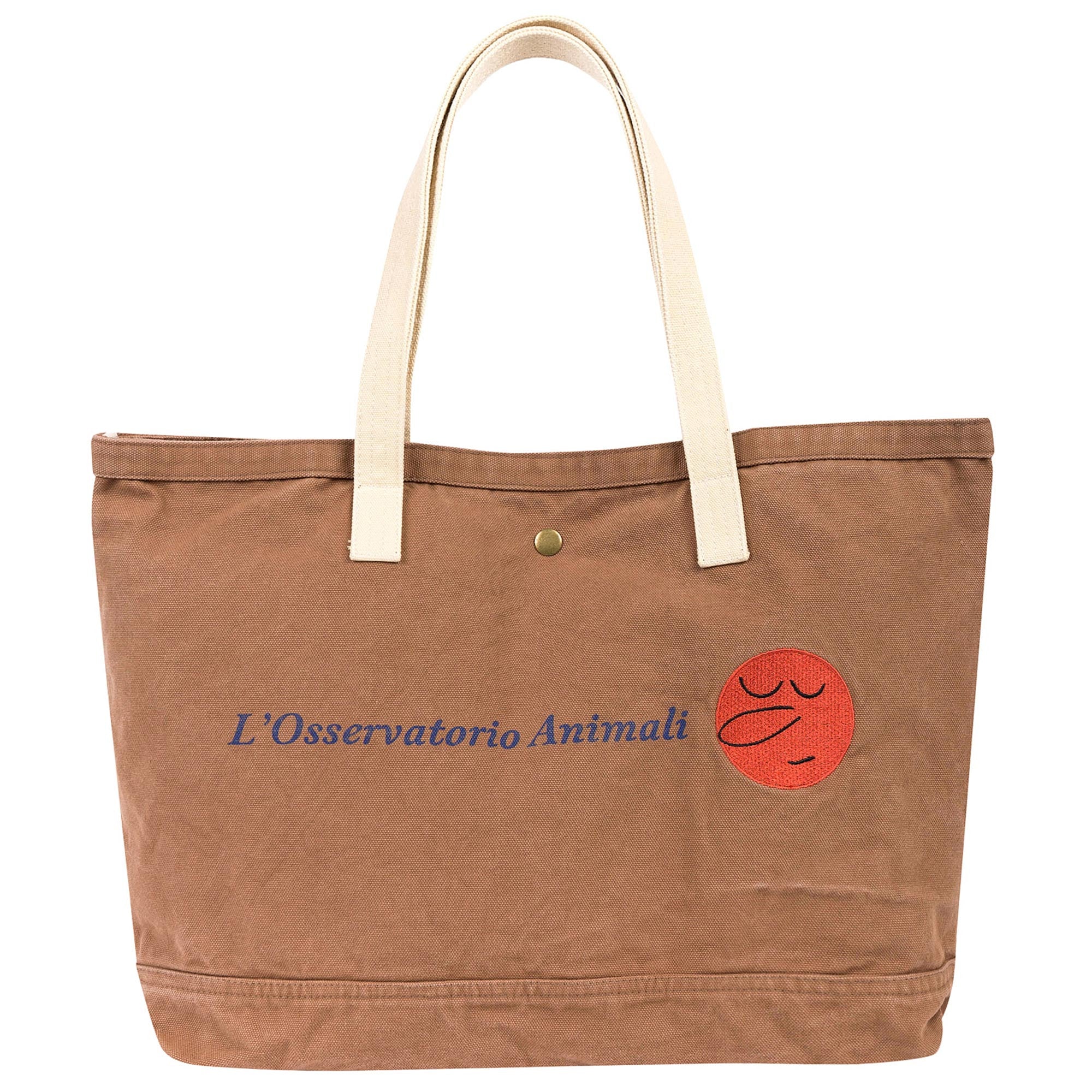 Brown Canvas Tote Bag