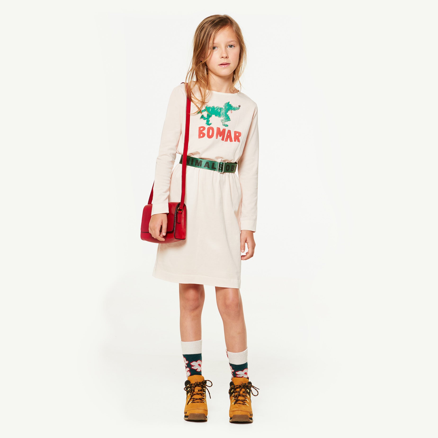 Girls Red Apple Leather Bag