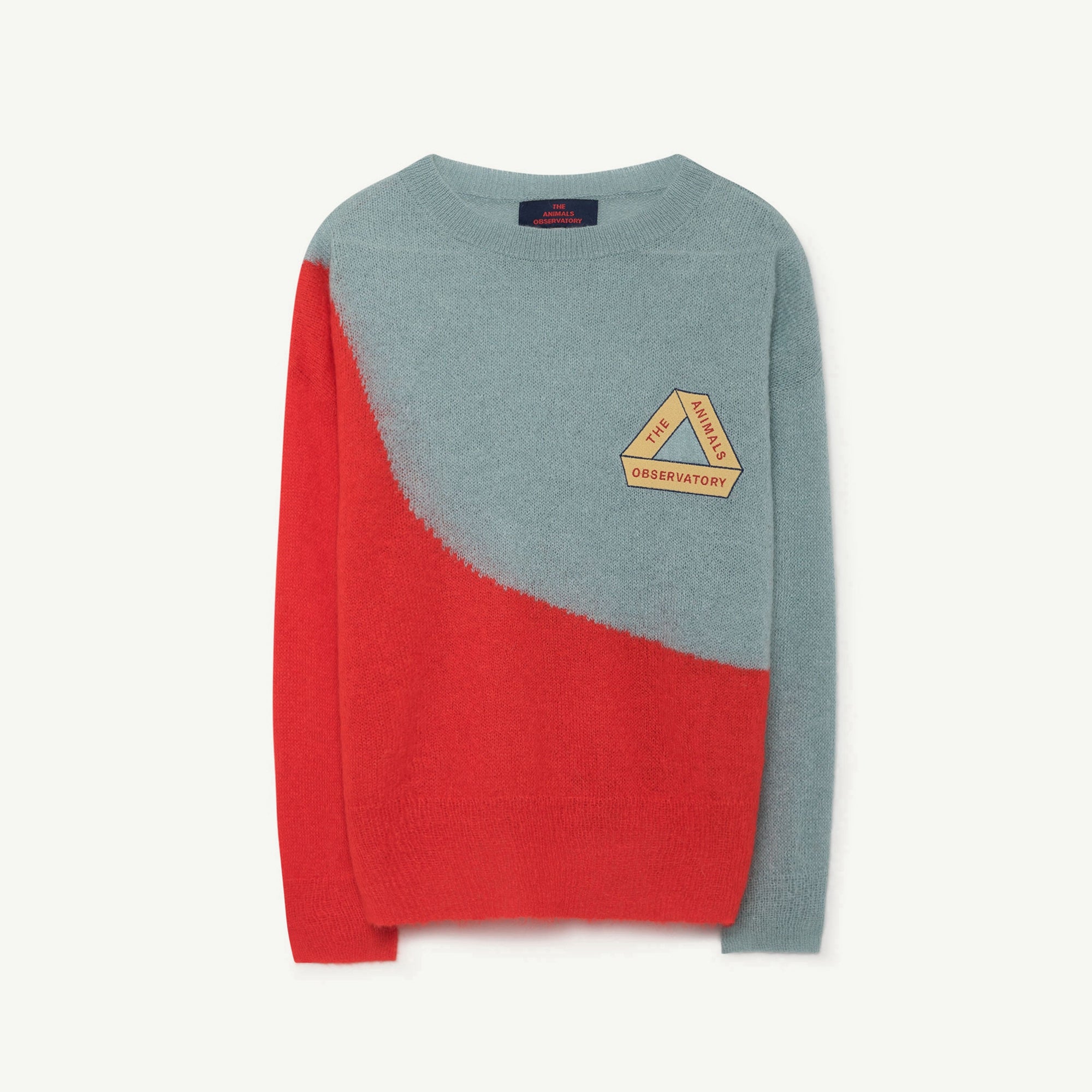 Girls & Boys Soft Blue Triangle Sweater