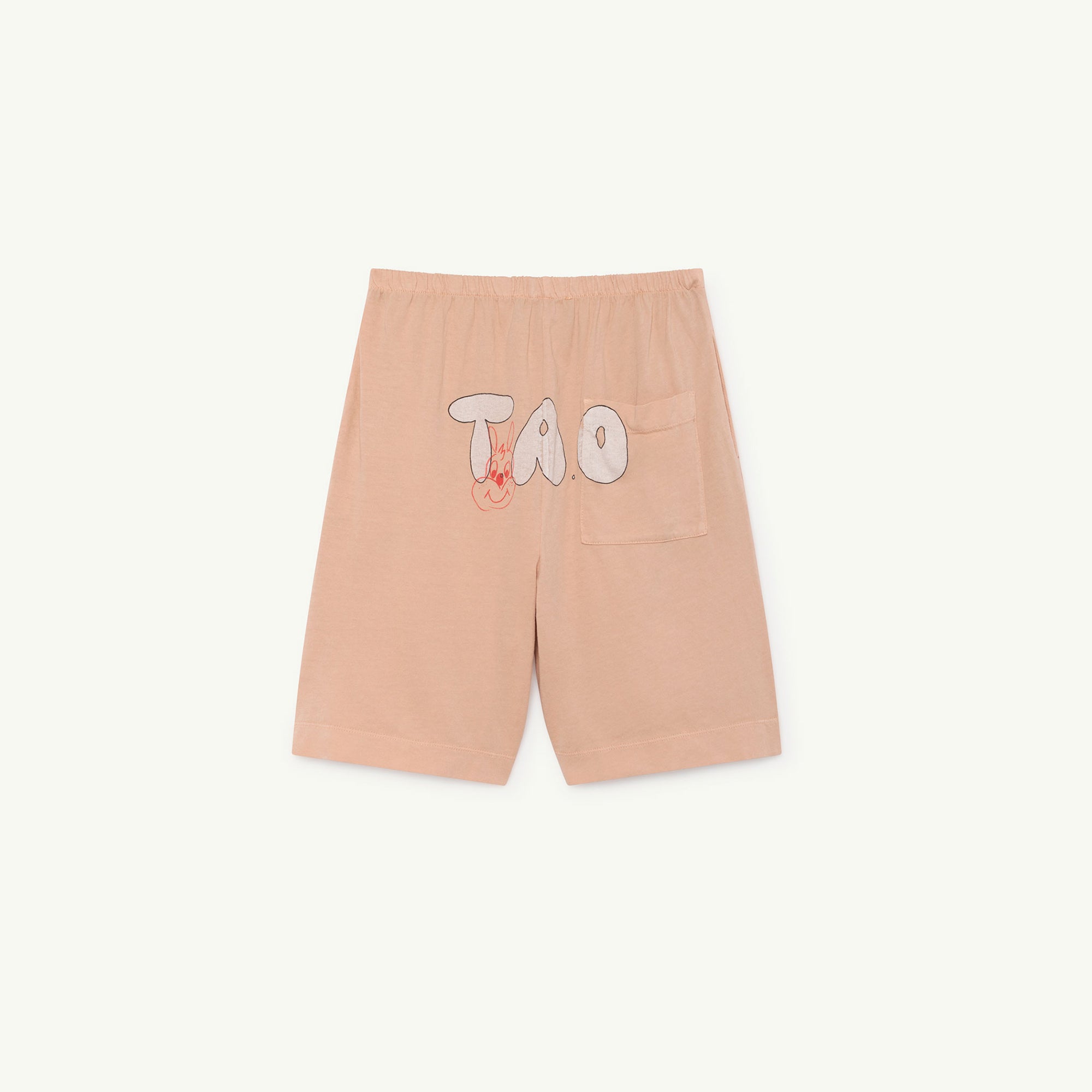 Girls Pink Cotton Shorts