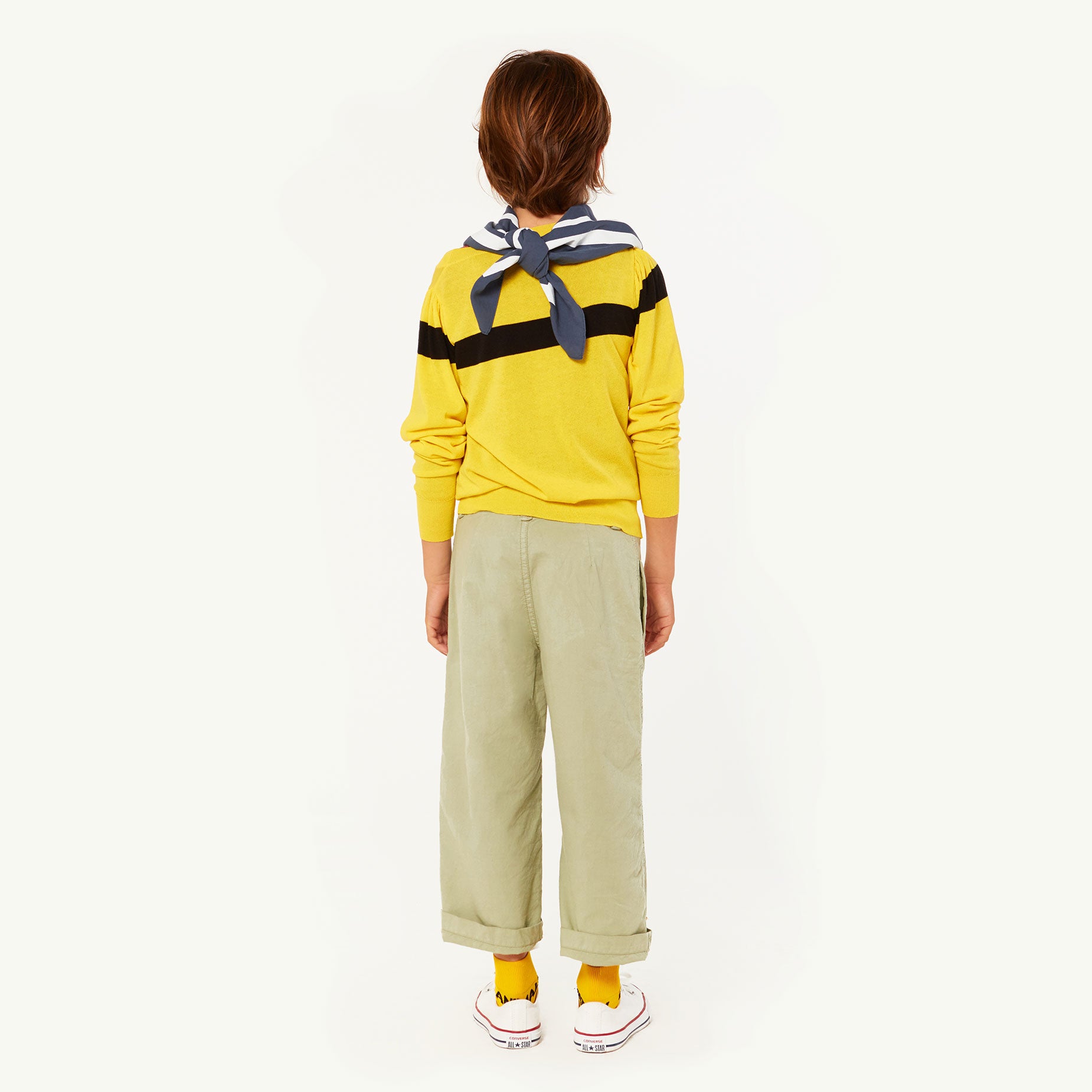 Girls & Boys Dark Blue Cotton Scarf