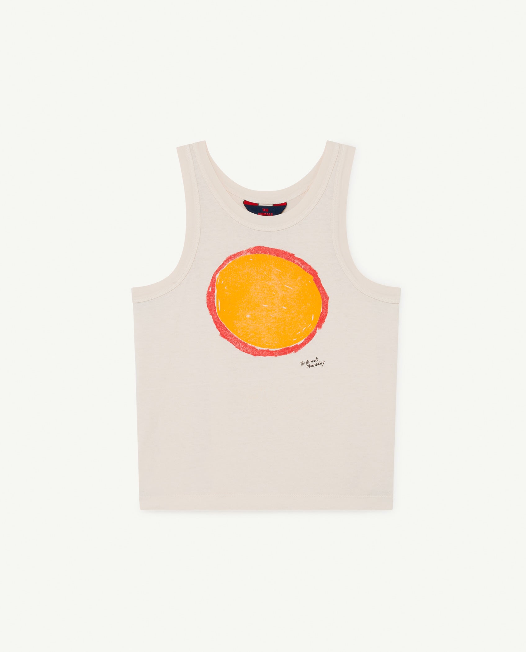 Boys & Girls White Cotton Tank Top