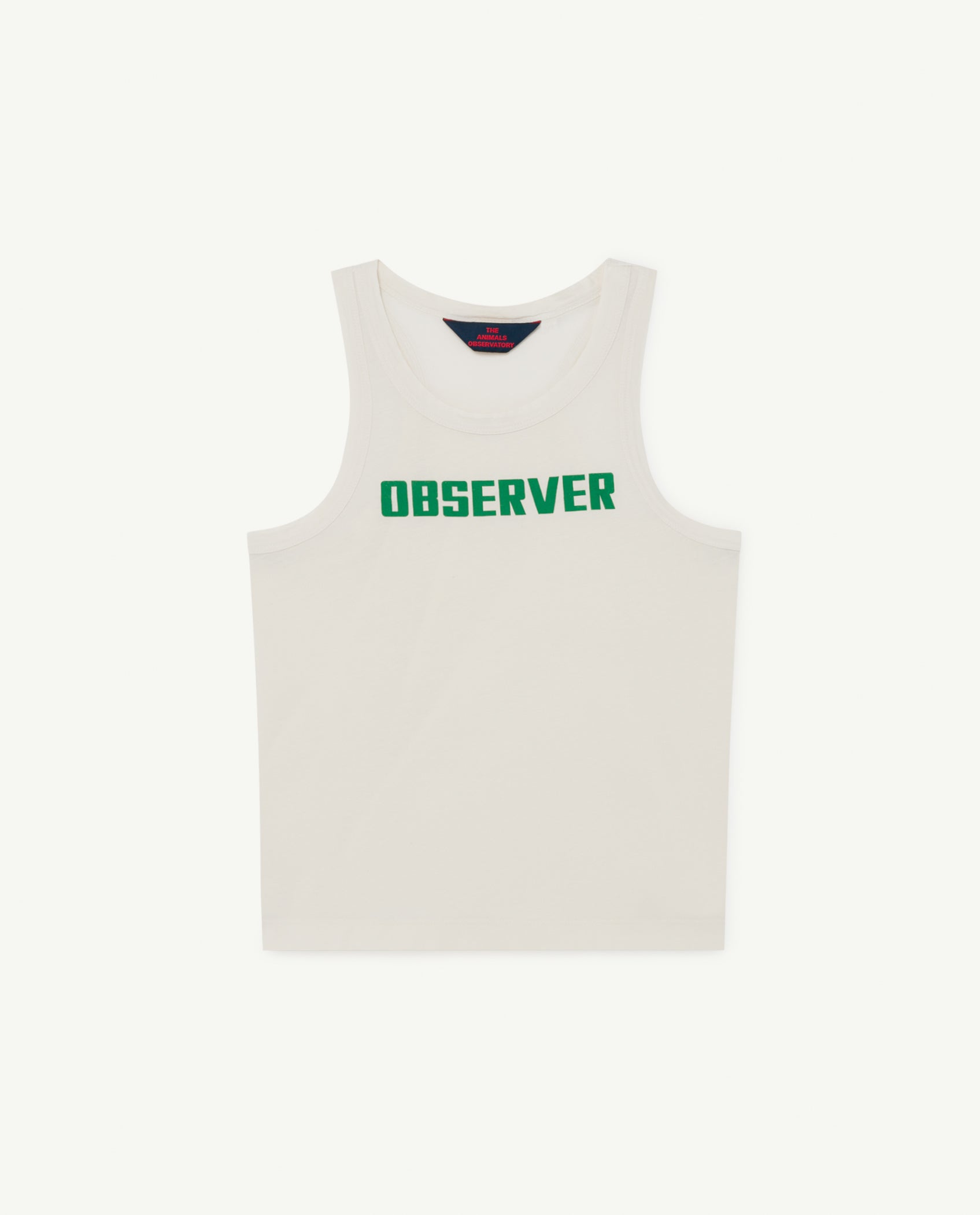 Boys & Girls White Logo Cotton Tank Top