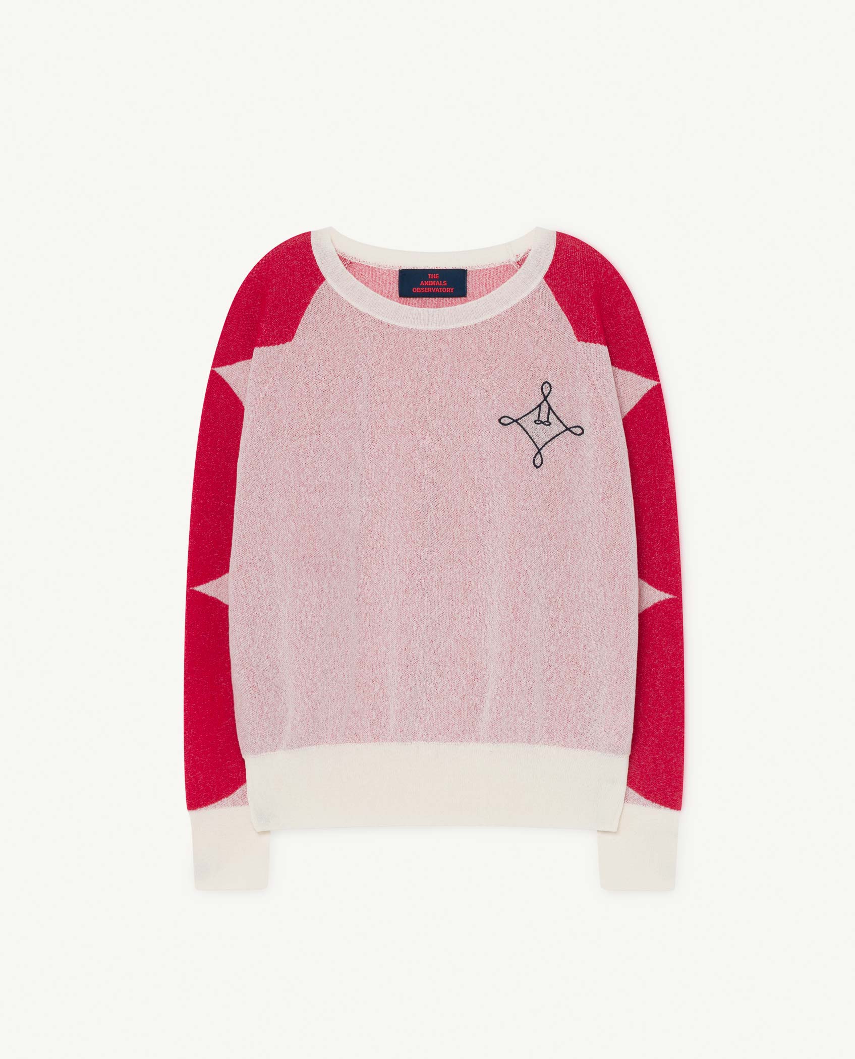 Girls Pink Logo Cotton Sweater