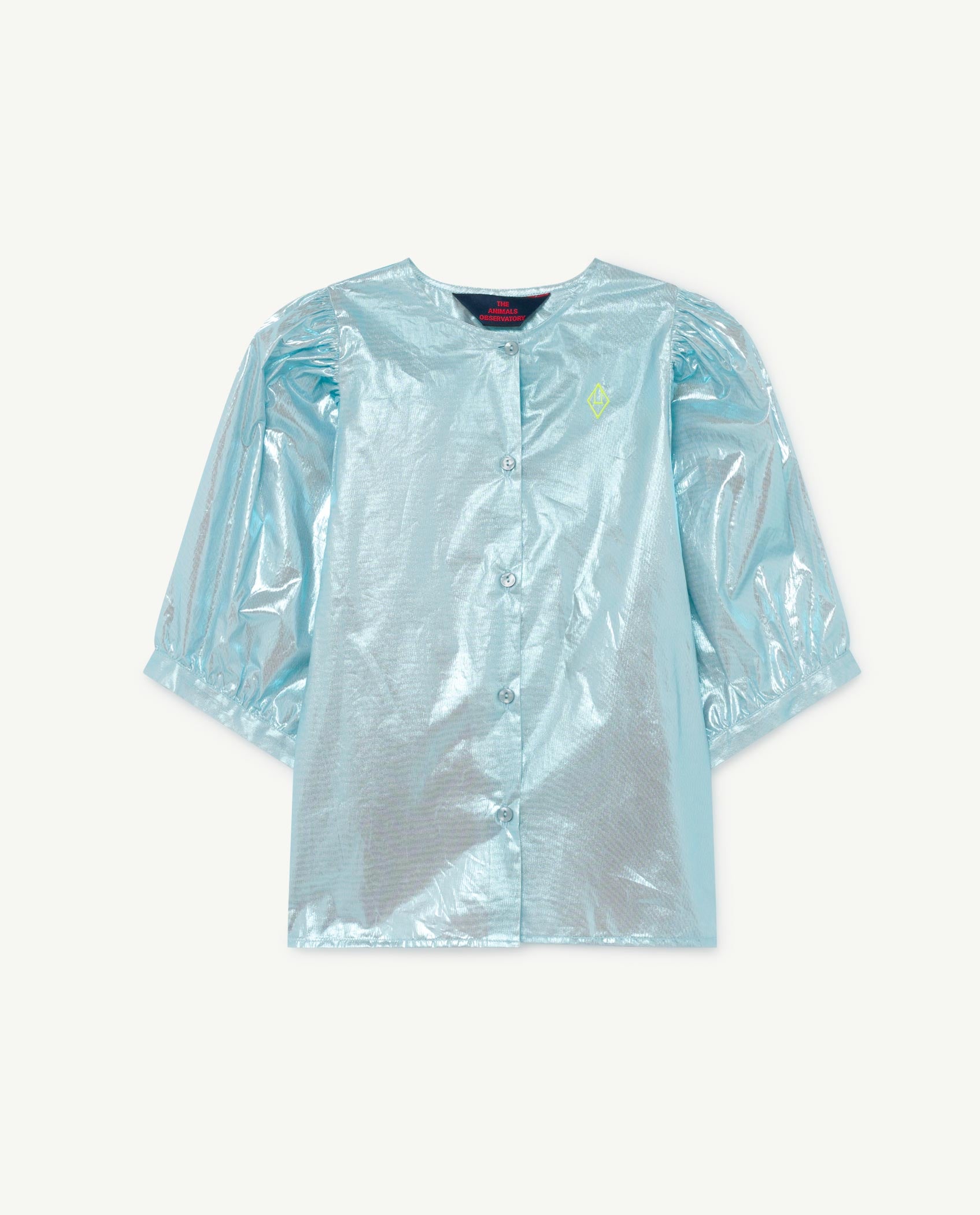 Girls Light Blue Logo Top