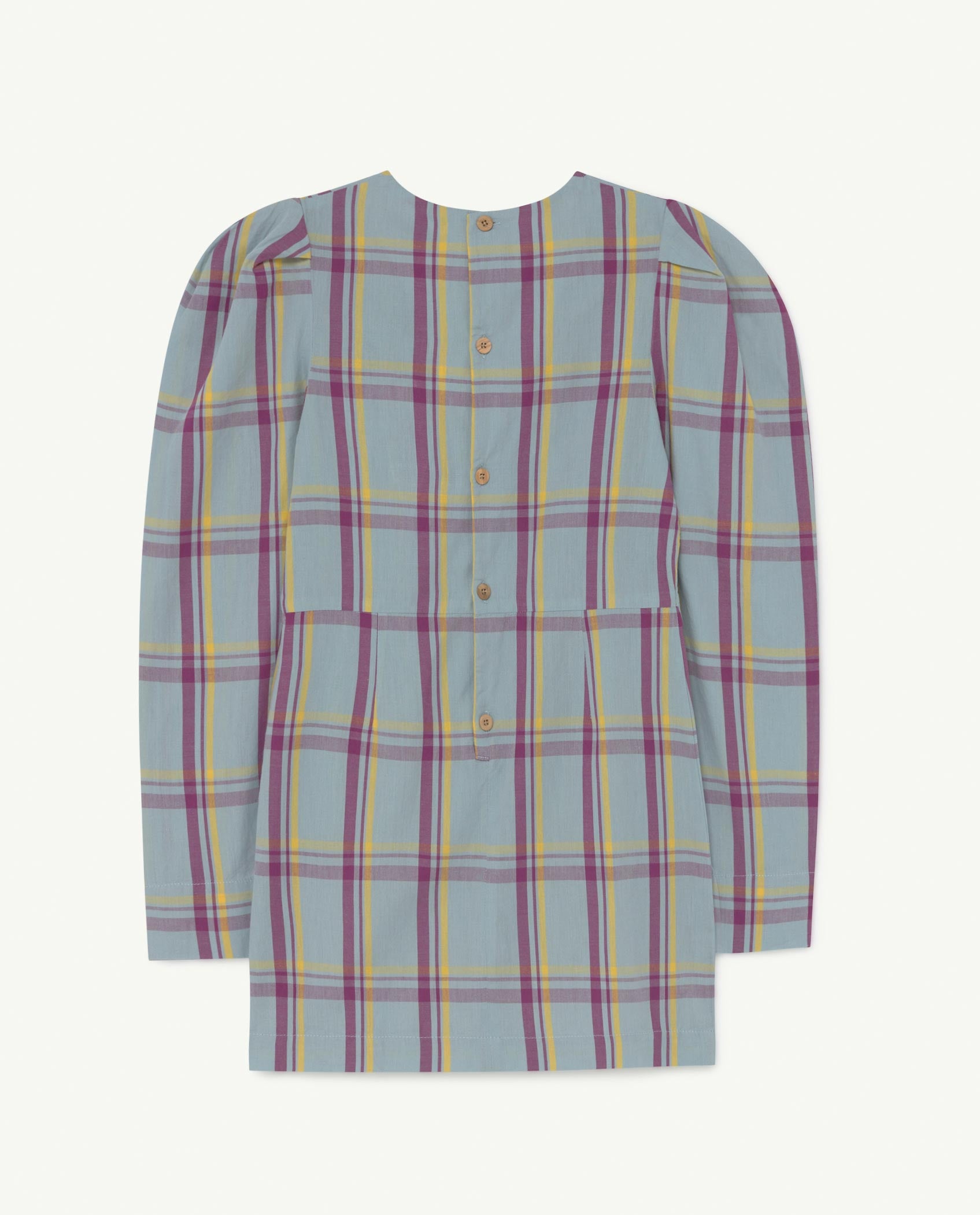 Girls Blue Hat Cotton Dress