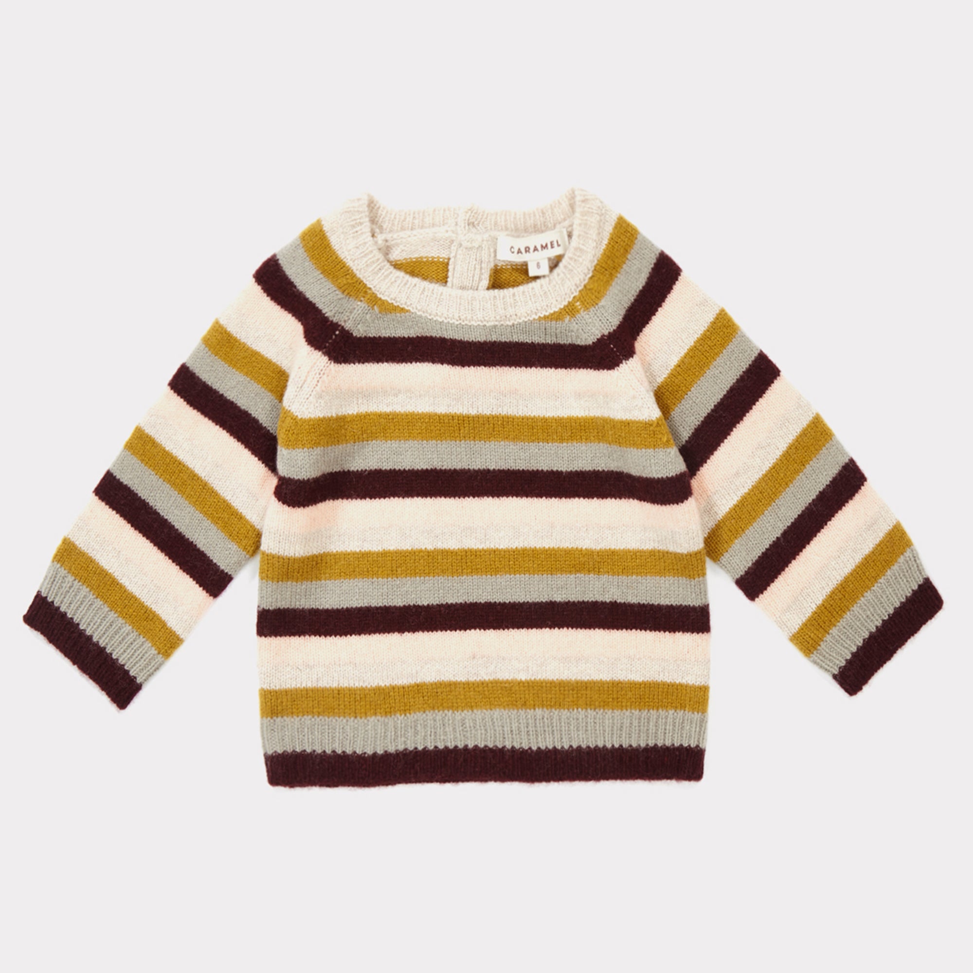 Baby Rosewood Striped Sweater