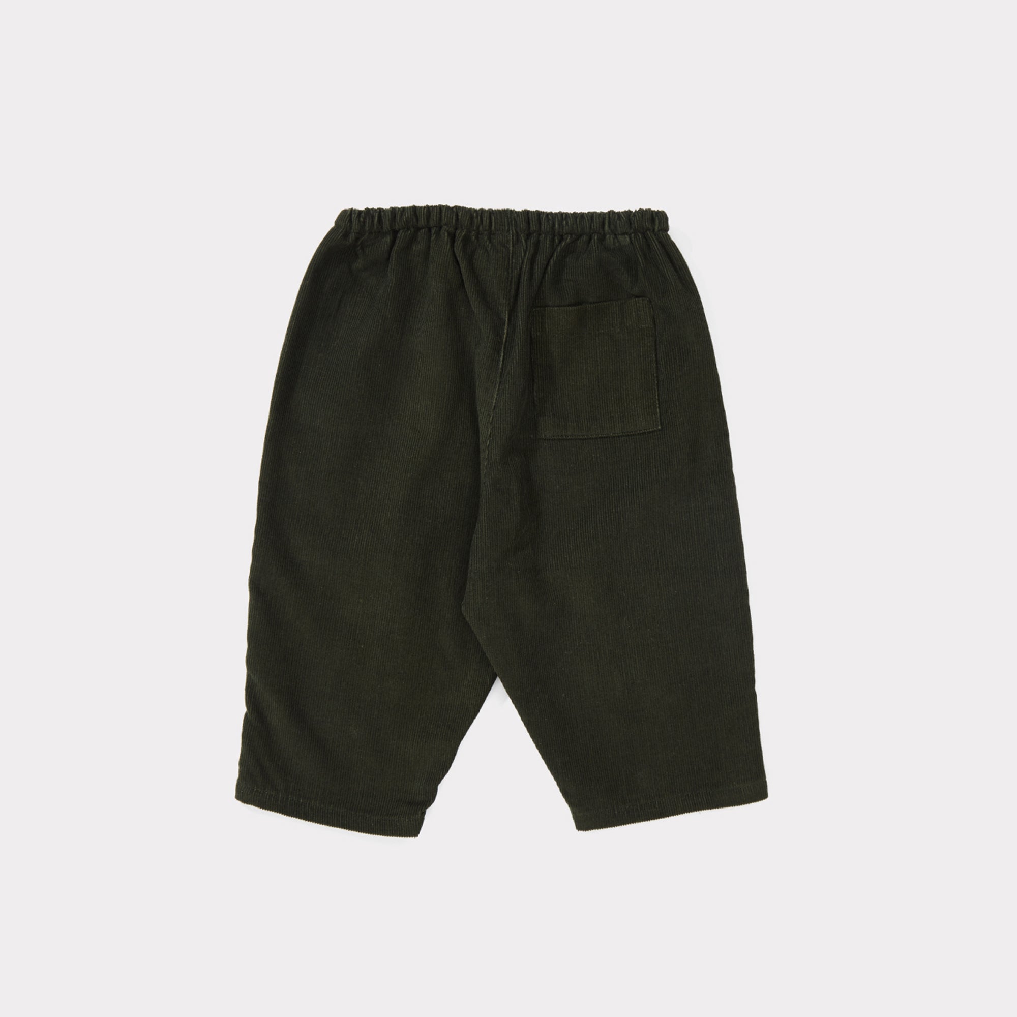 Baby Forest Green Cotton Trousers