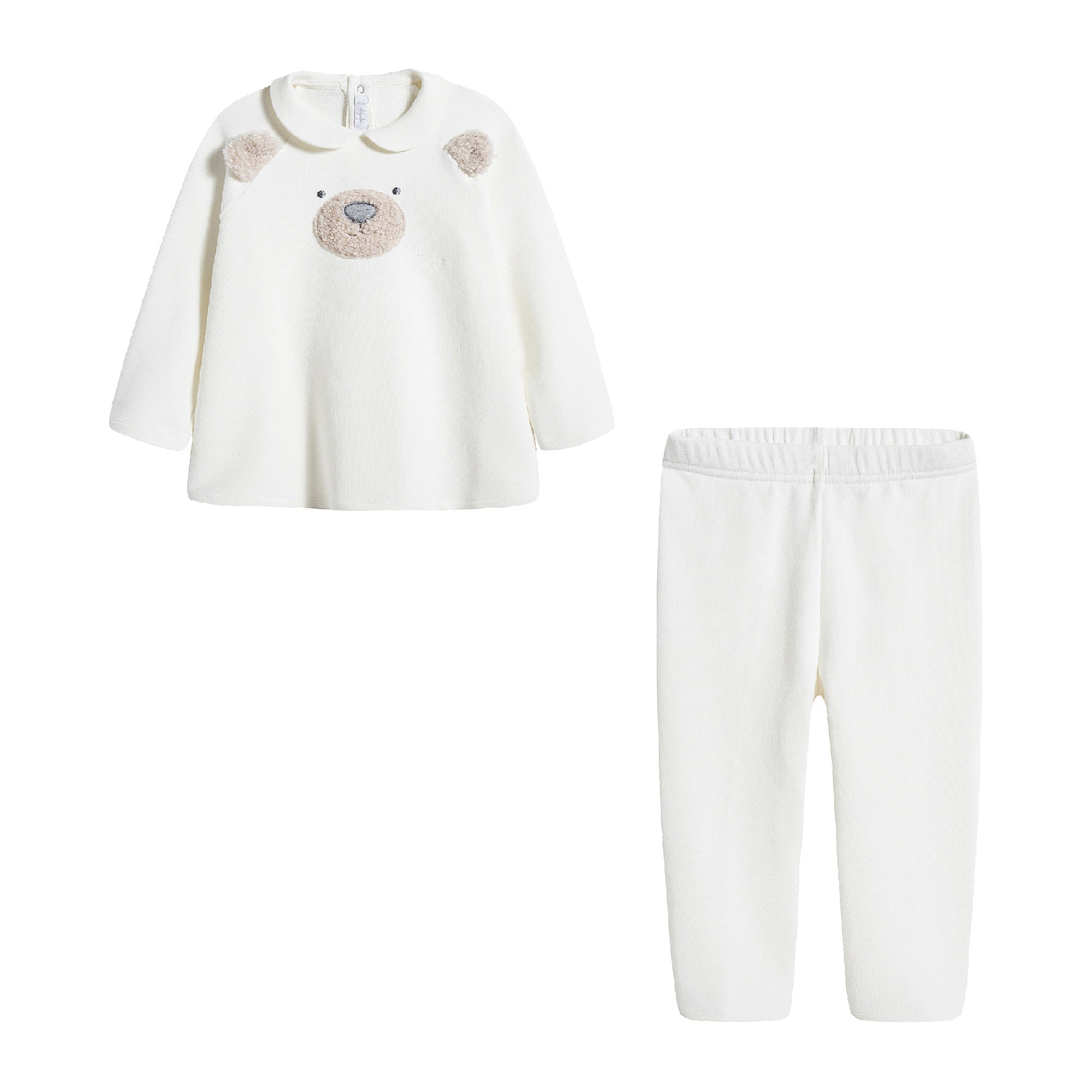 Baby Girls Milk Babysuit Set