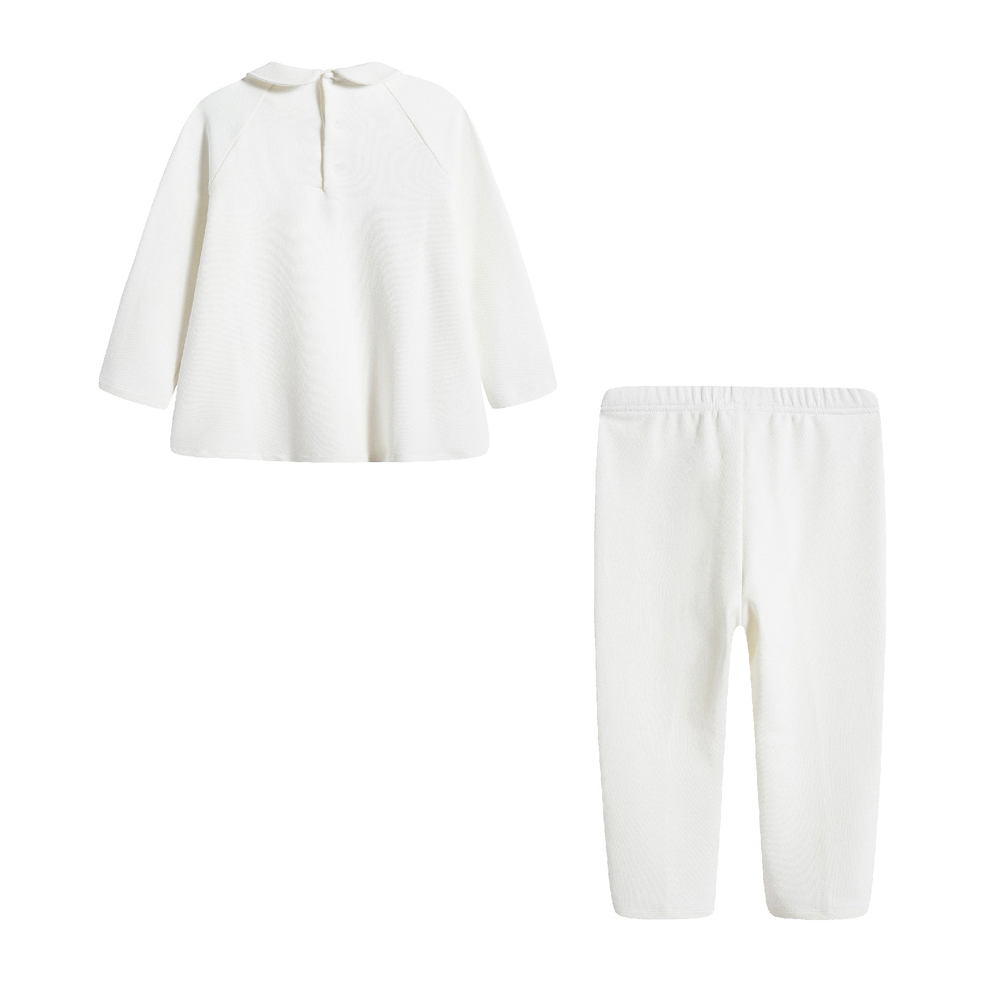 Baby Girls Milk Babysuit Set