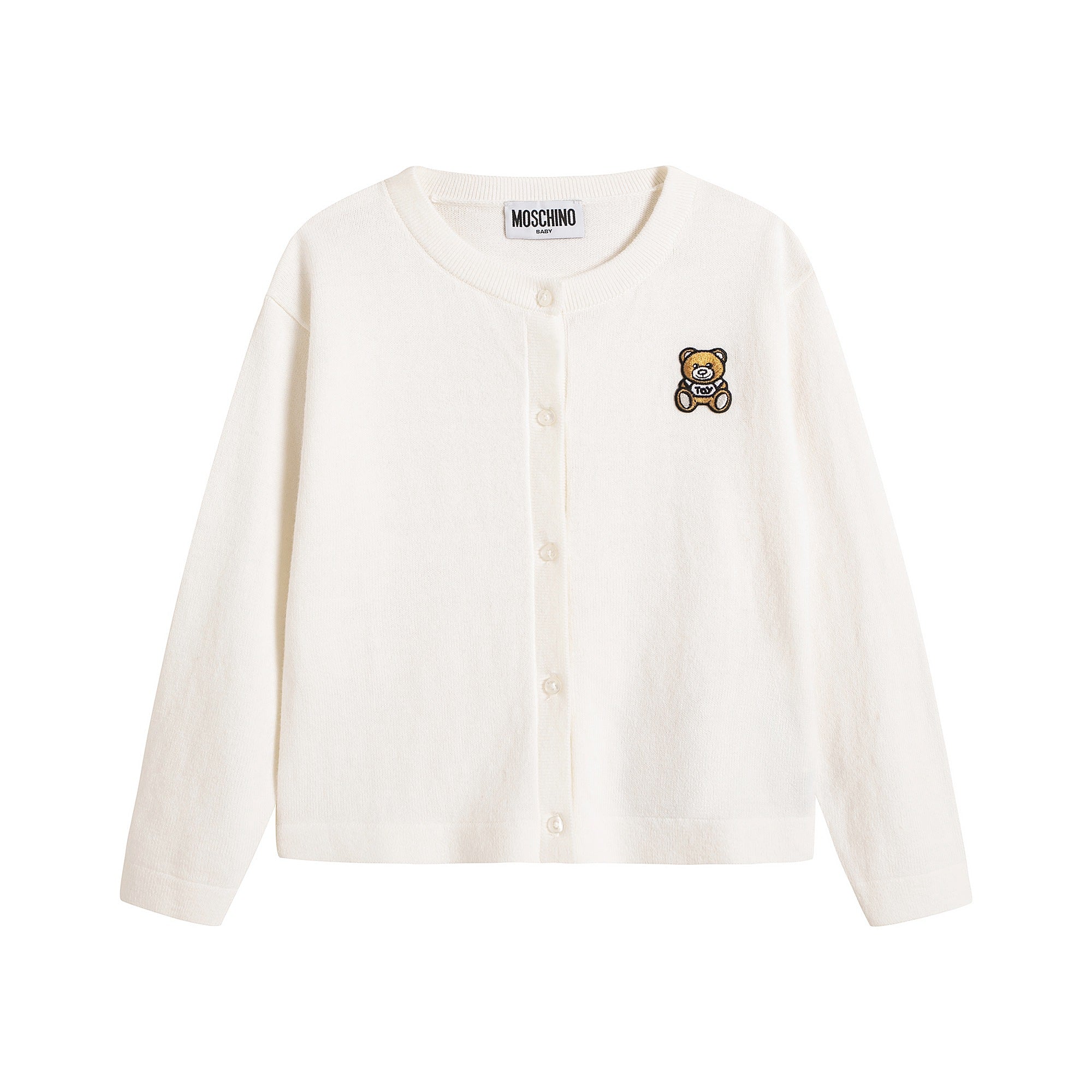 Baby Girls White Knit Cardigan