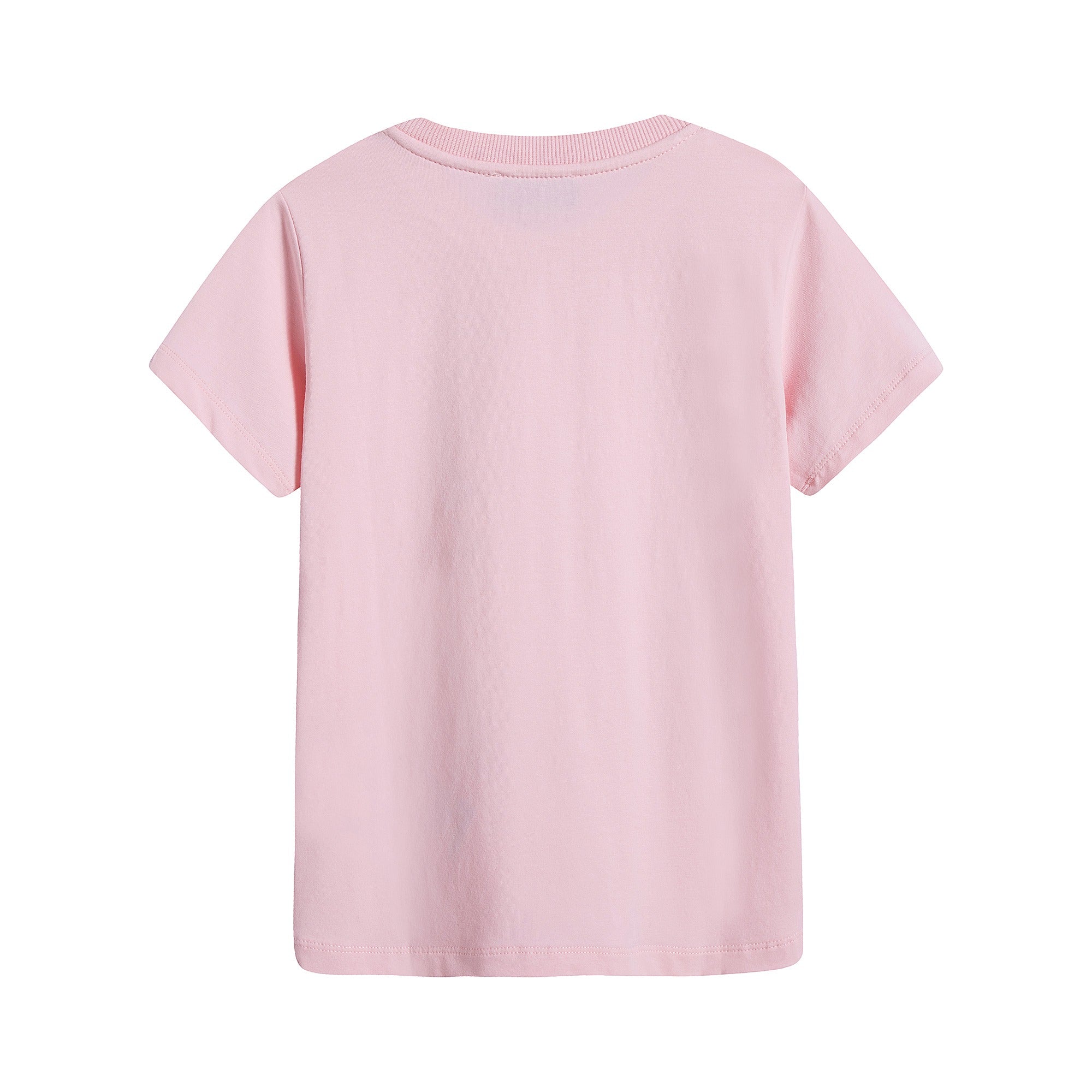 Girls Pink Teddy T-Shirt