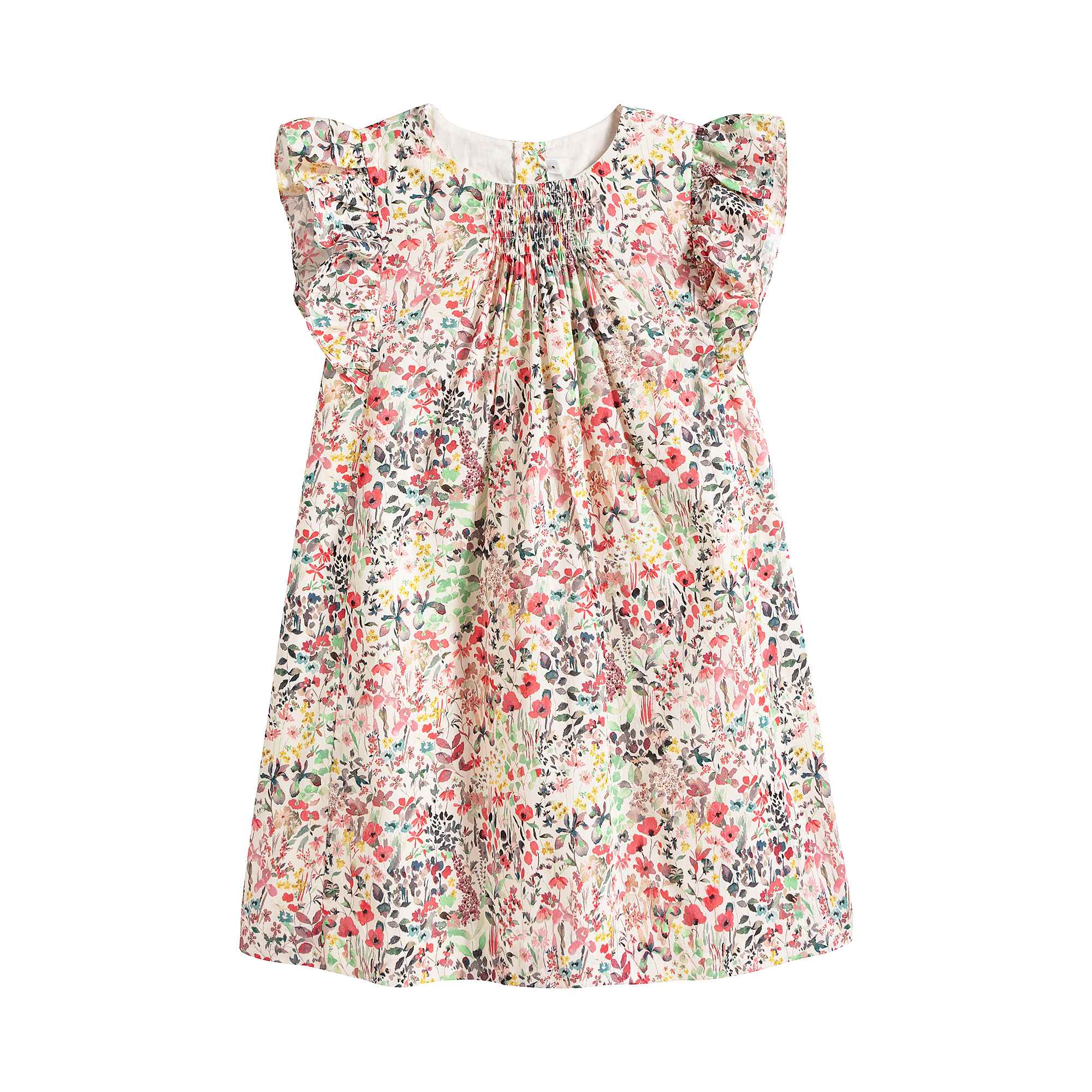 Girls Multicolor Cotton Dress