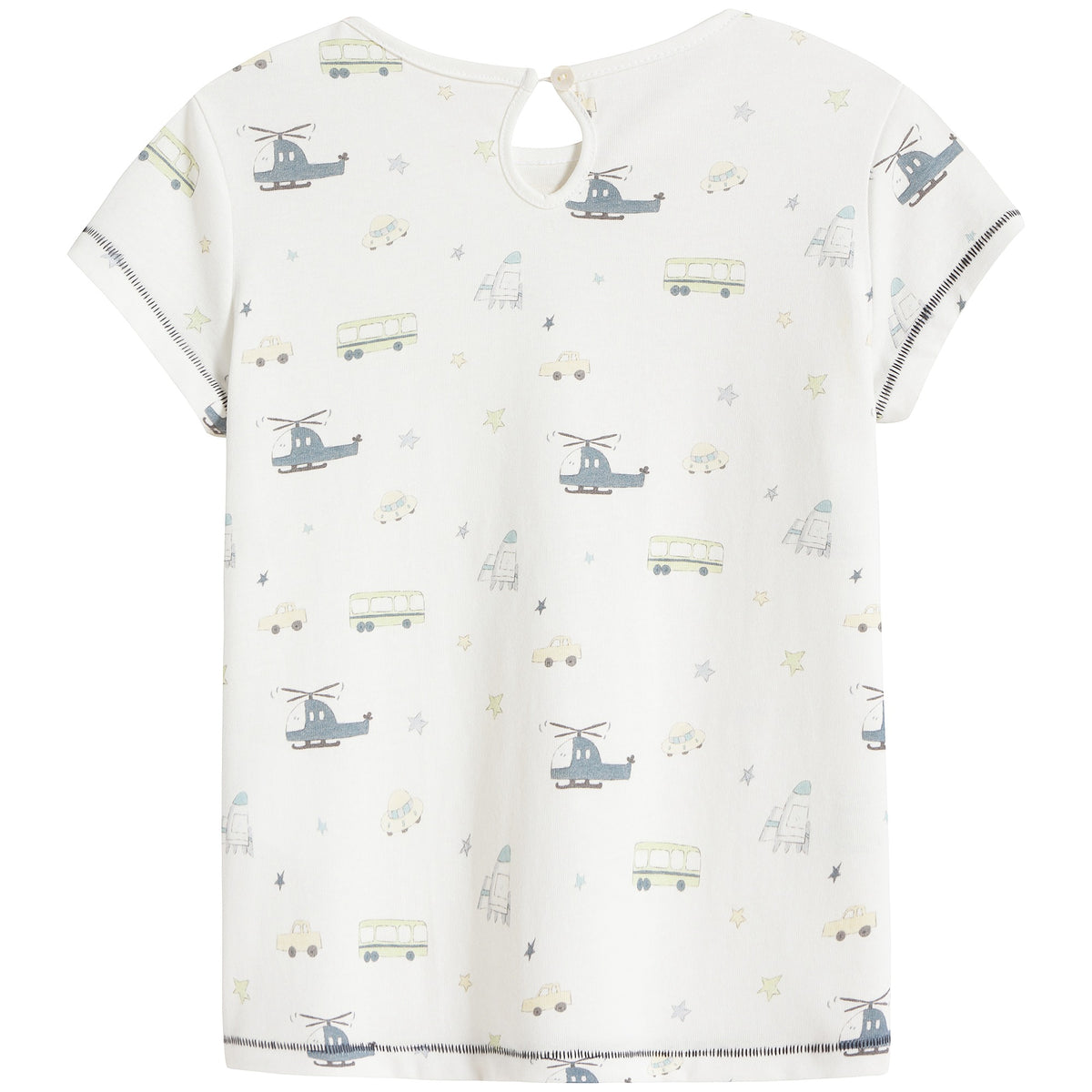 Pyjama deux pièces pour petit garçon, imprimé véhicules