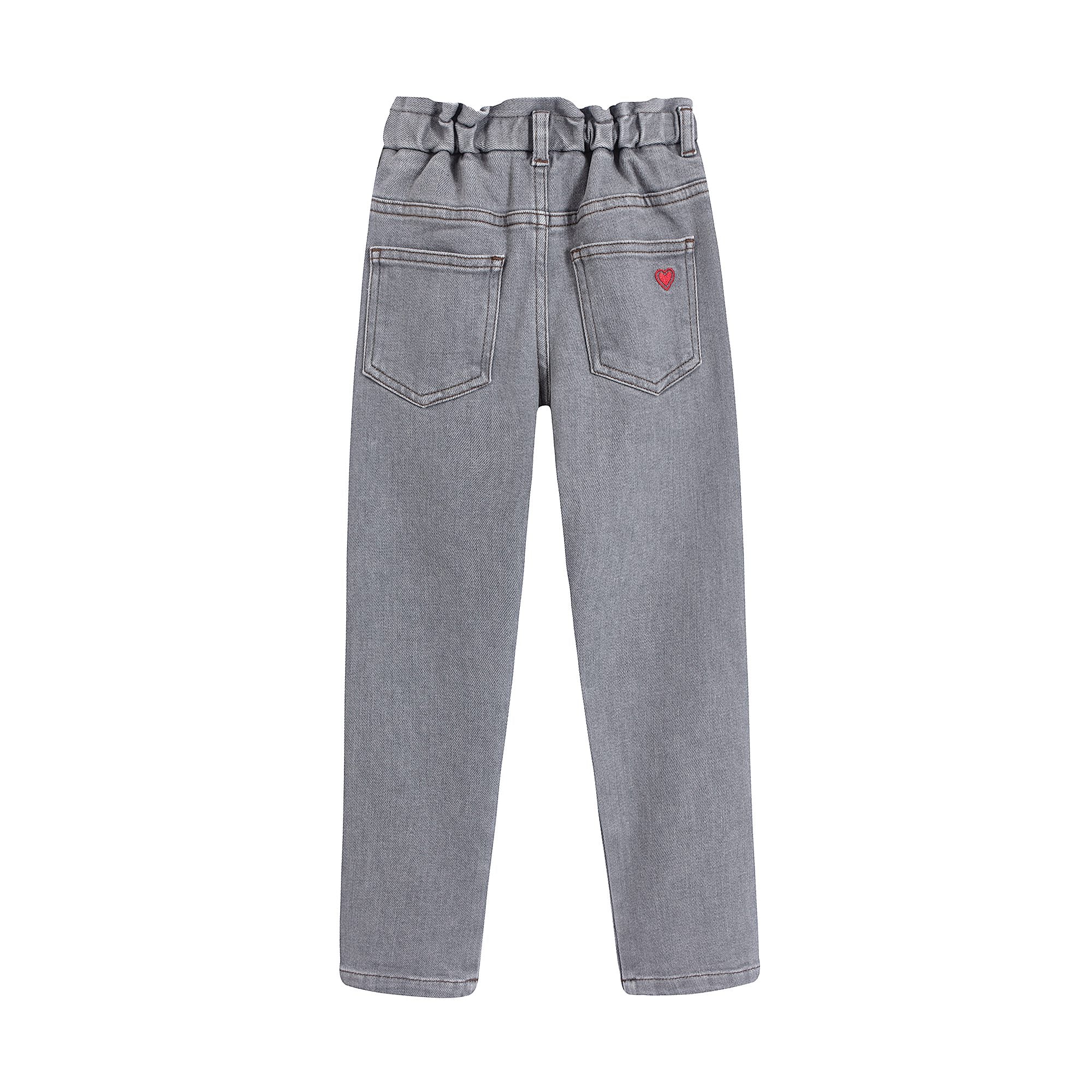 Girls Light Blue Denim Trousers