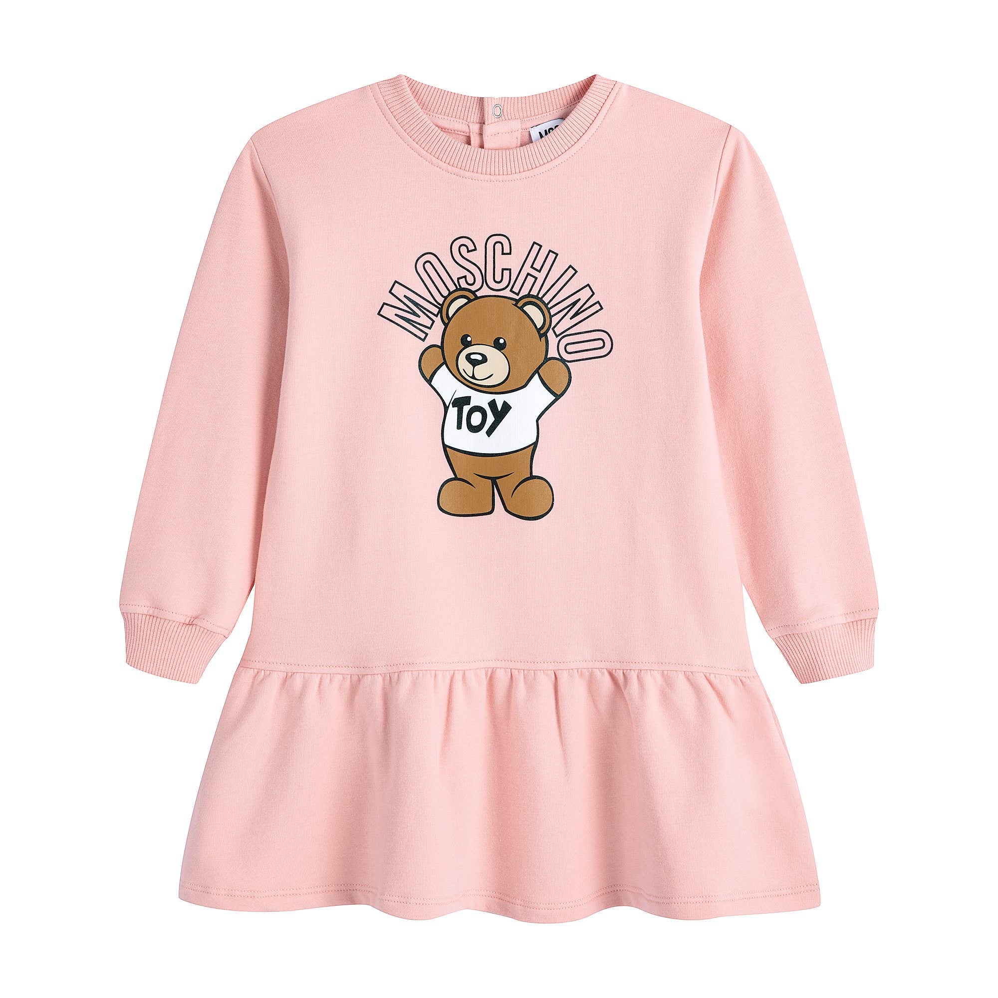 Baby Girls Pink Printed Dress