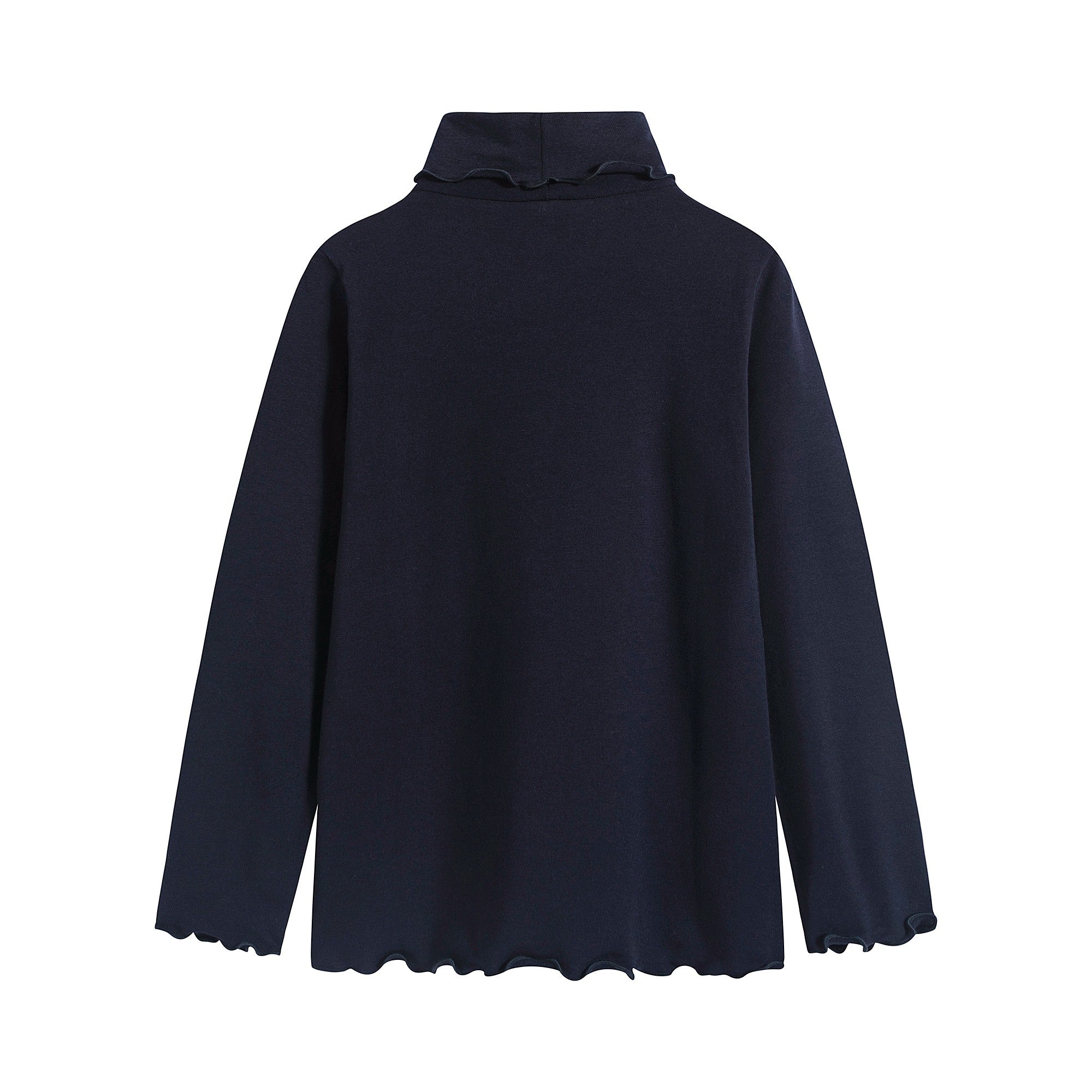 Girls Blue Cotton T-Shirt