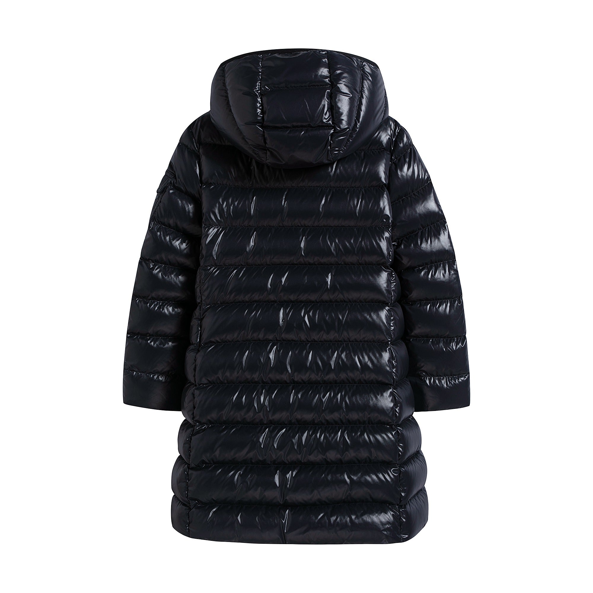 Girls Navy "MOKA" Padded Down Coat