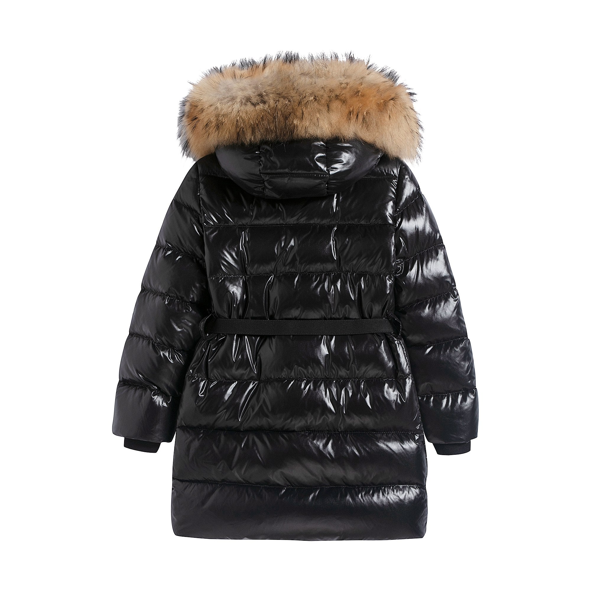 Girls Black "FRAGONT" Padded Down Coat