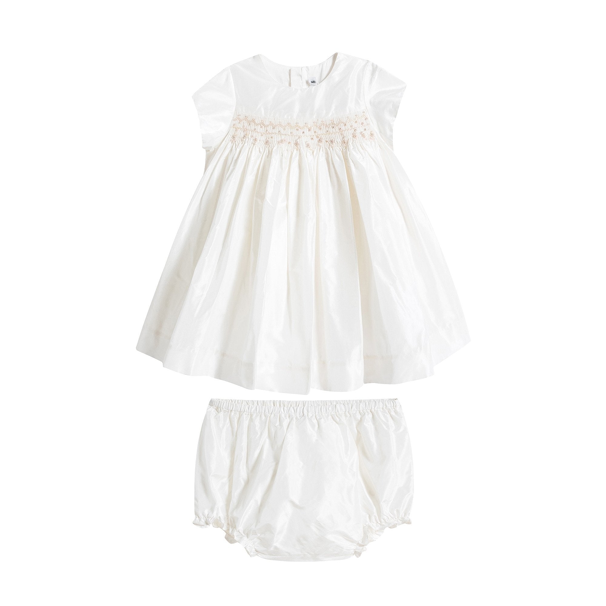 Baby Girls Off White Dress Set