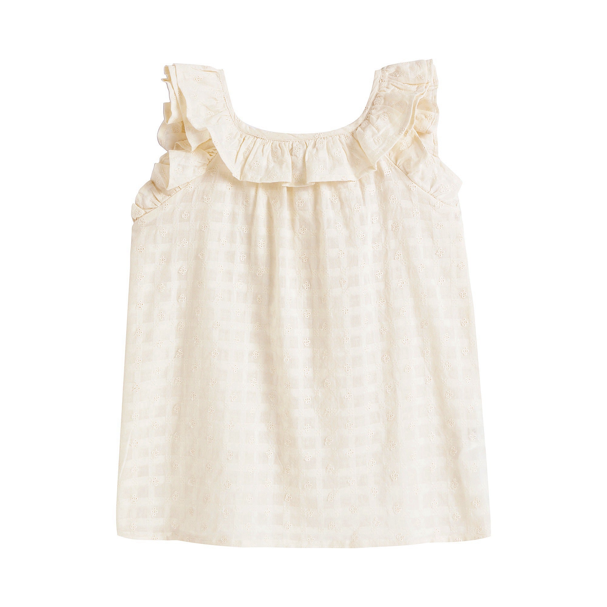 Baby Girls White Cotton Dress