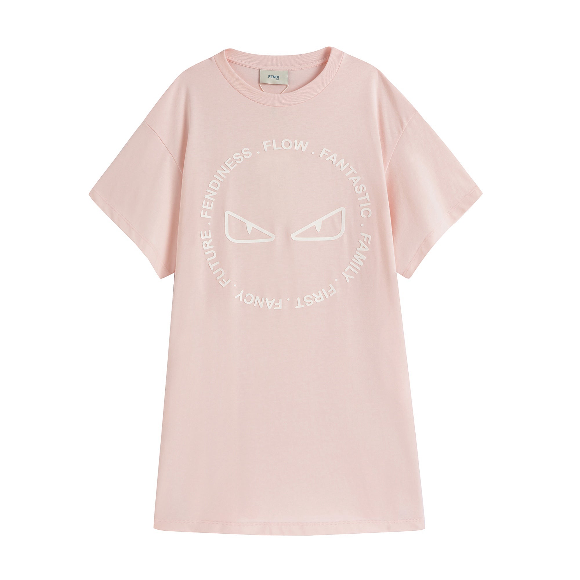 Girls Pink T-shirt Dress