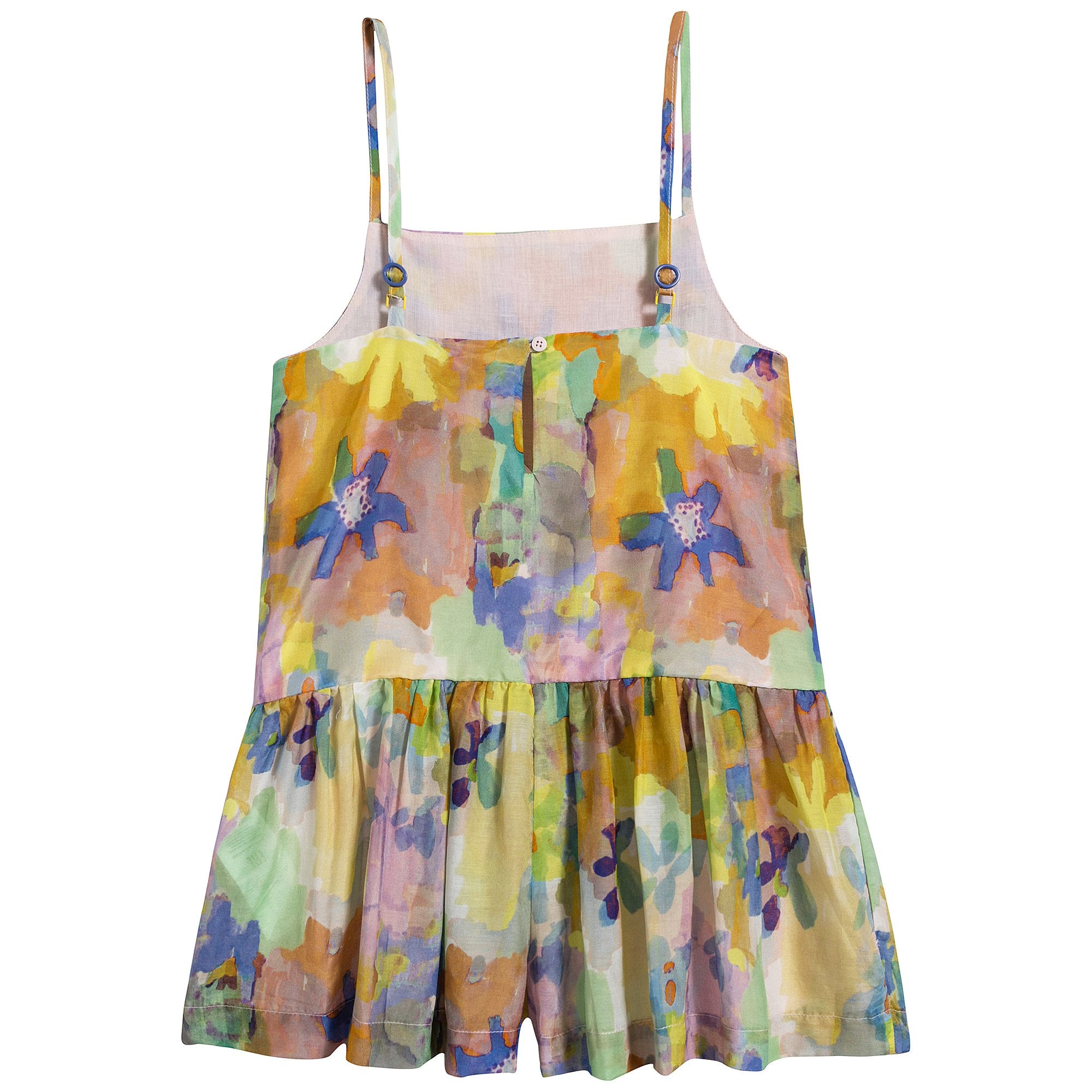 Girls Flowers Jumpsuit