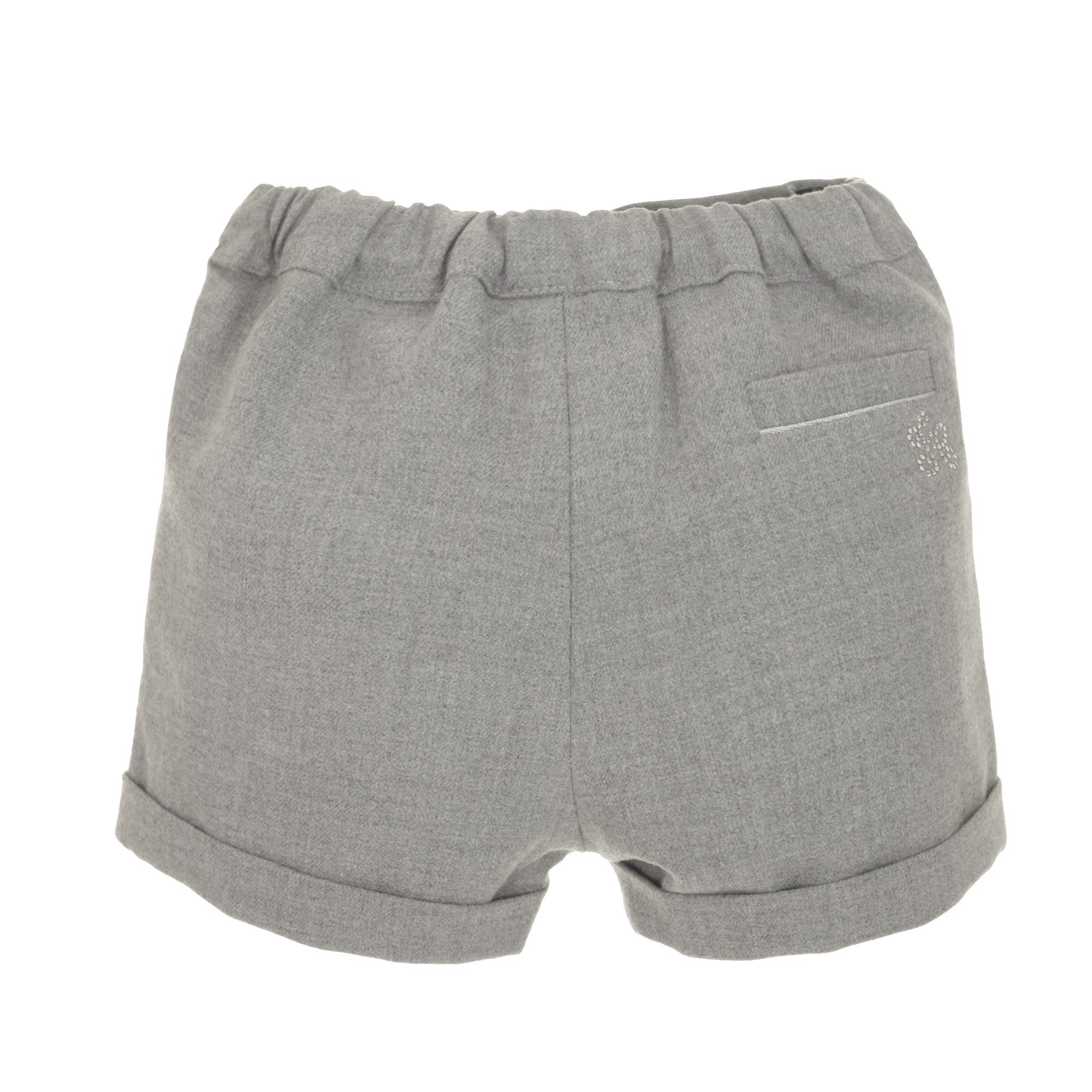 Baby Girls Dark Grey Short - CÉMAROSE | Children's Fashion Store - 2