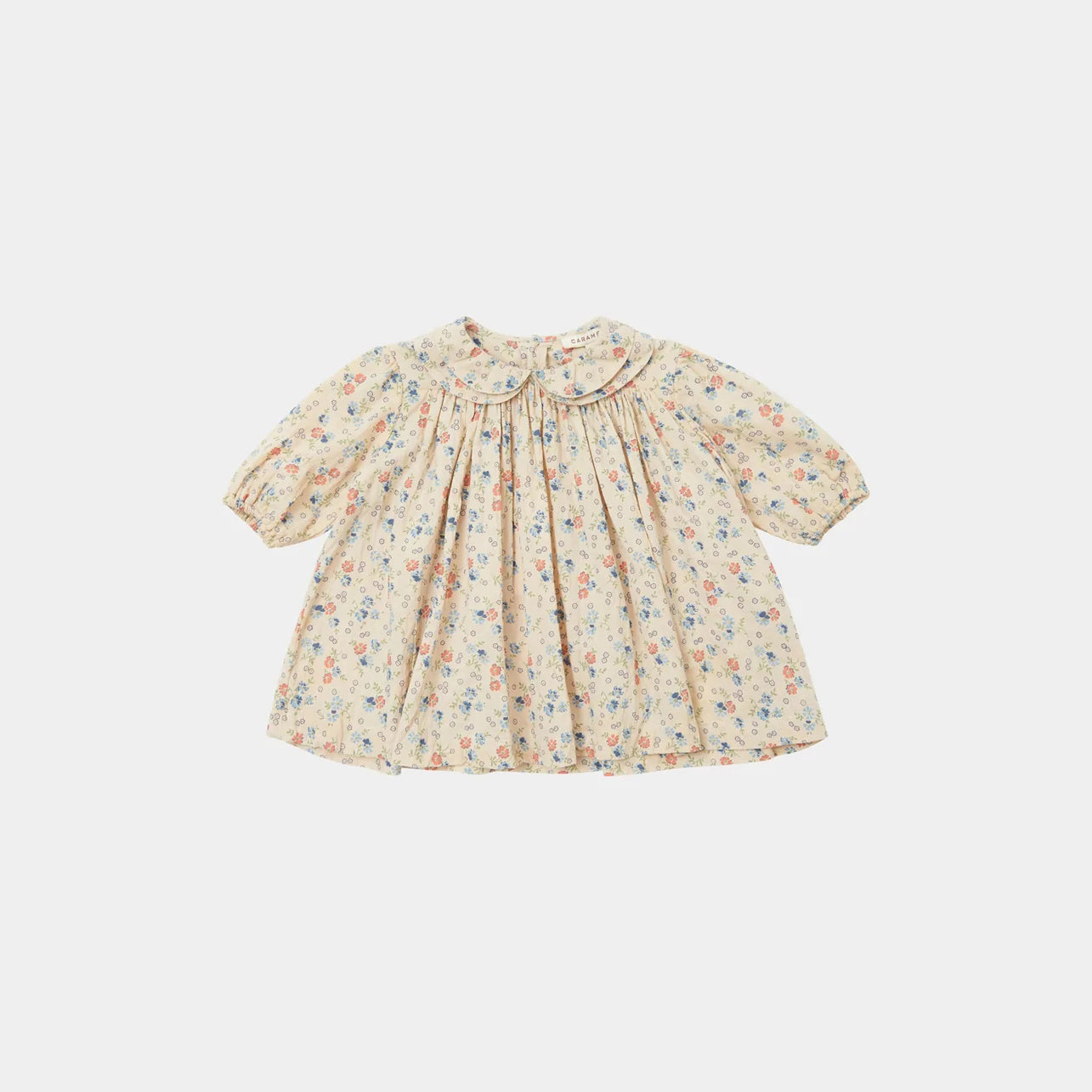 Baby Girls Beige Floral Dress
