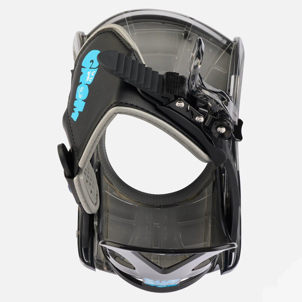Fixations de snowboard noires pour garçons et filles