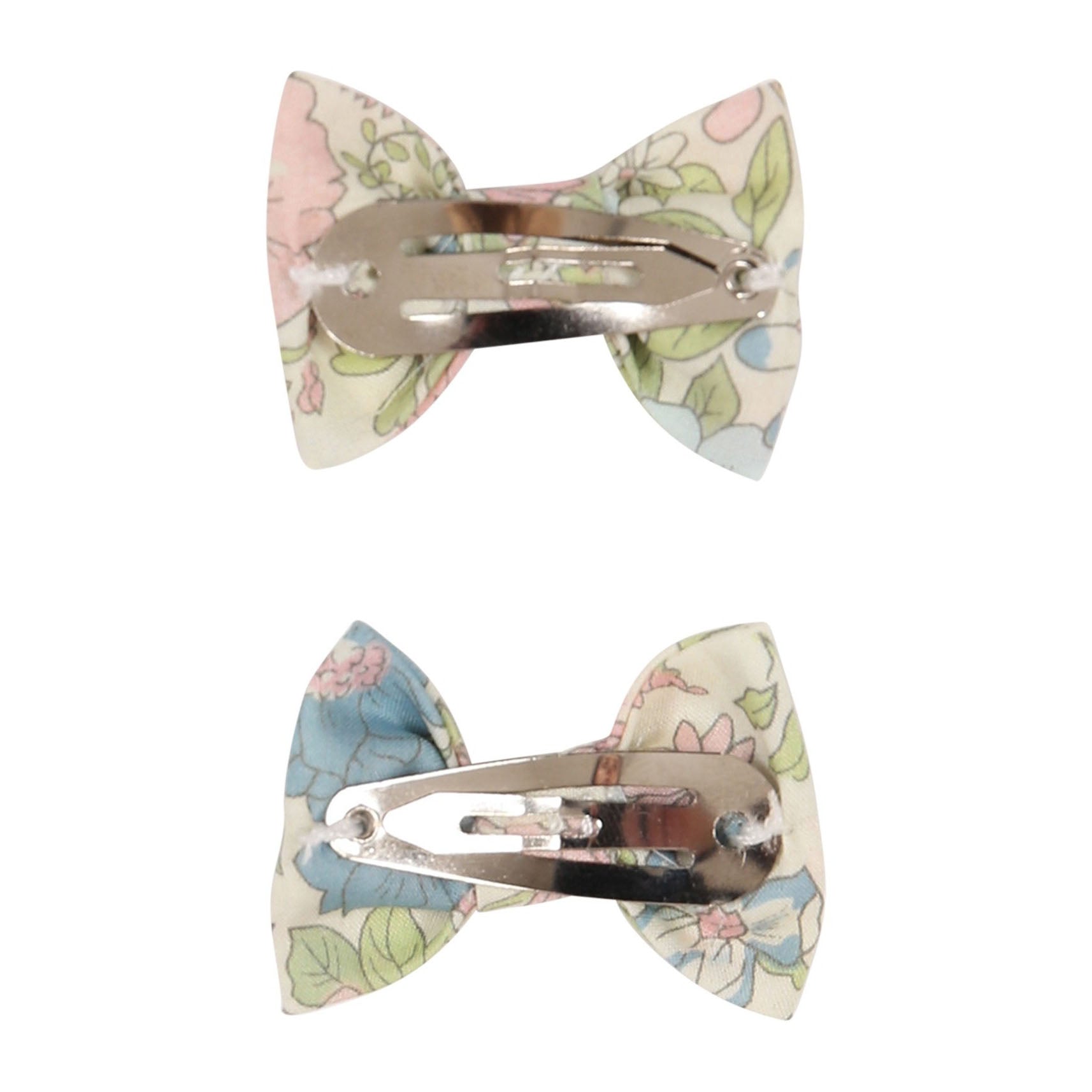 Girls Pink Floral Hair Clips