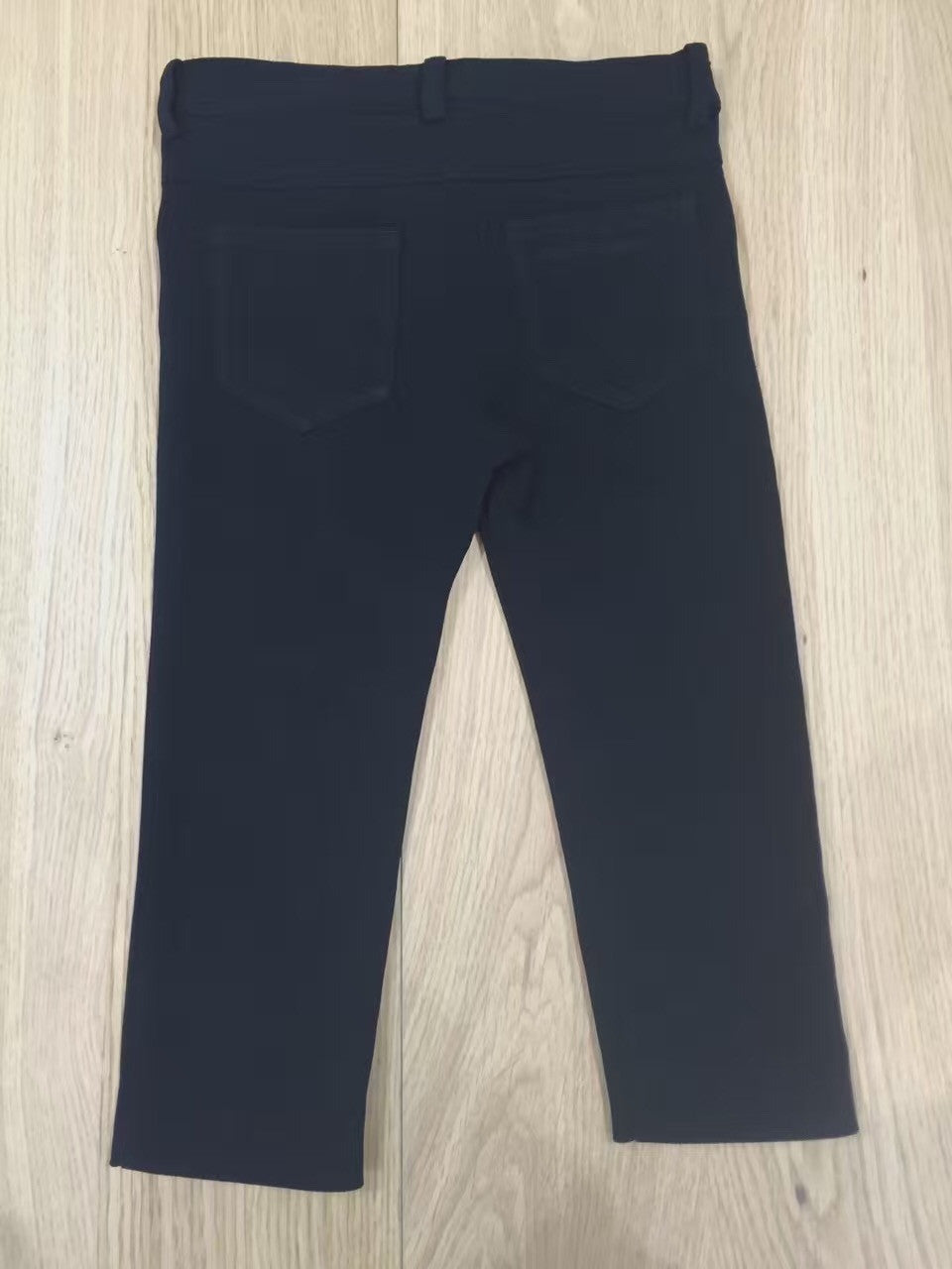 Baby Girls Navy Blue Jersey Slim Trouser - CÉMAROSE | Children's Fashion Store - 2