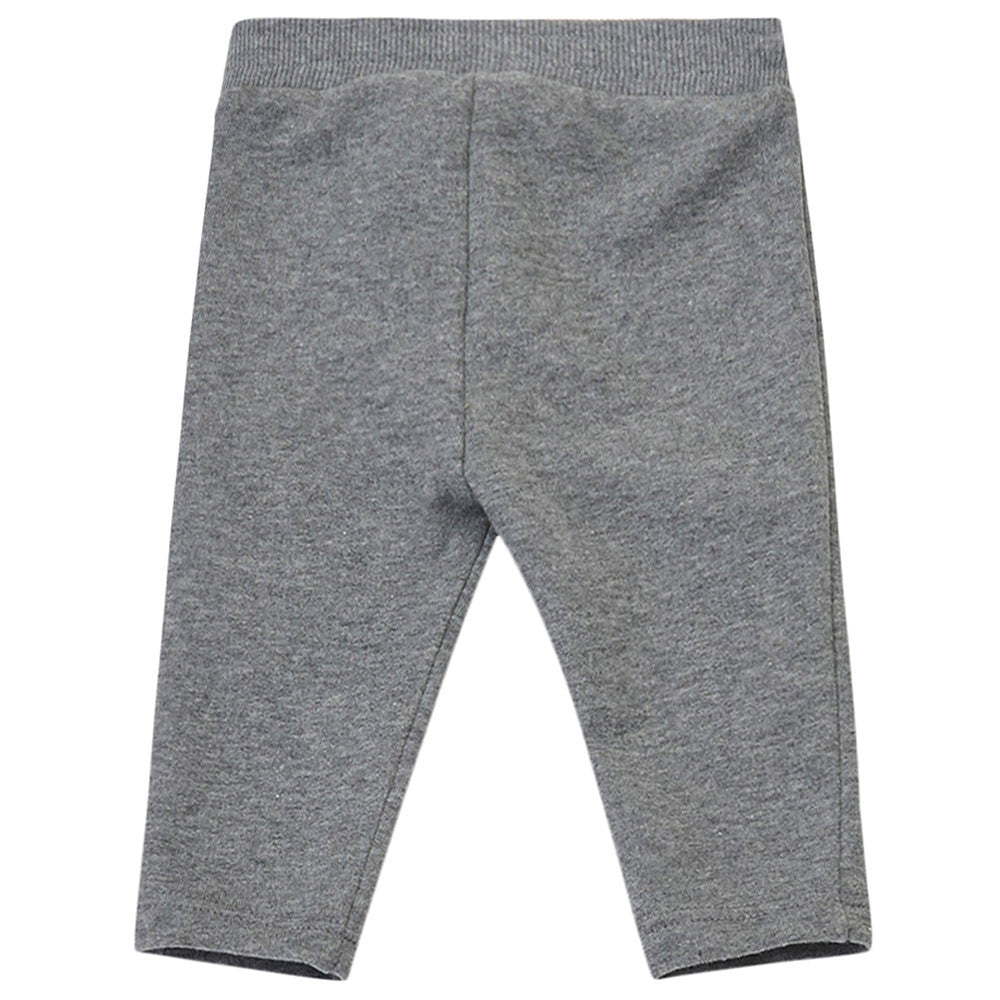 Baby Girls Grey Cotton Patch Star Trims Trouser - CÉMAROSE | Children's Fashion Store - 2