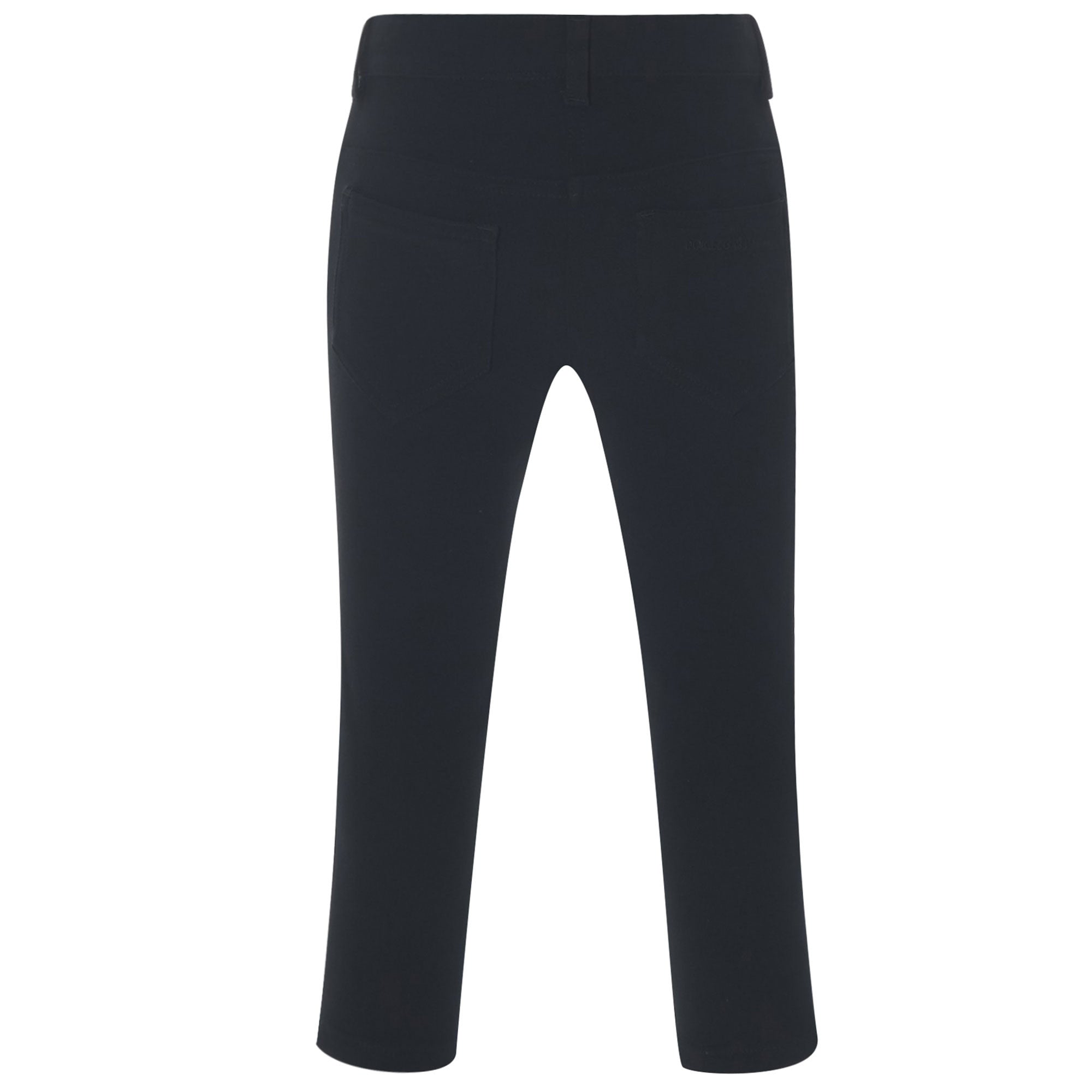 Girls Black Turn Up Cuffs Slim Trouser - CÉMAROSE | Children's Fashion Store - 2