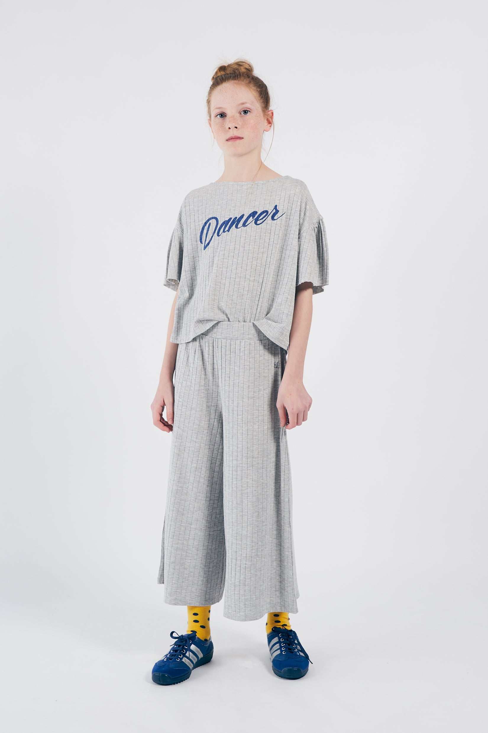 Girls Grey Dancer Knitted Set