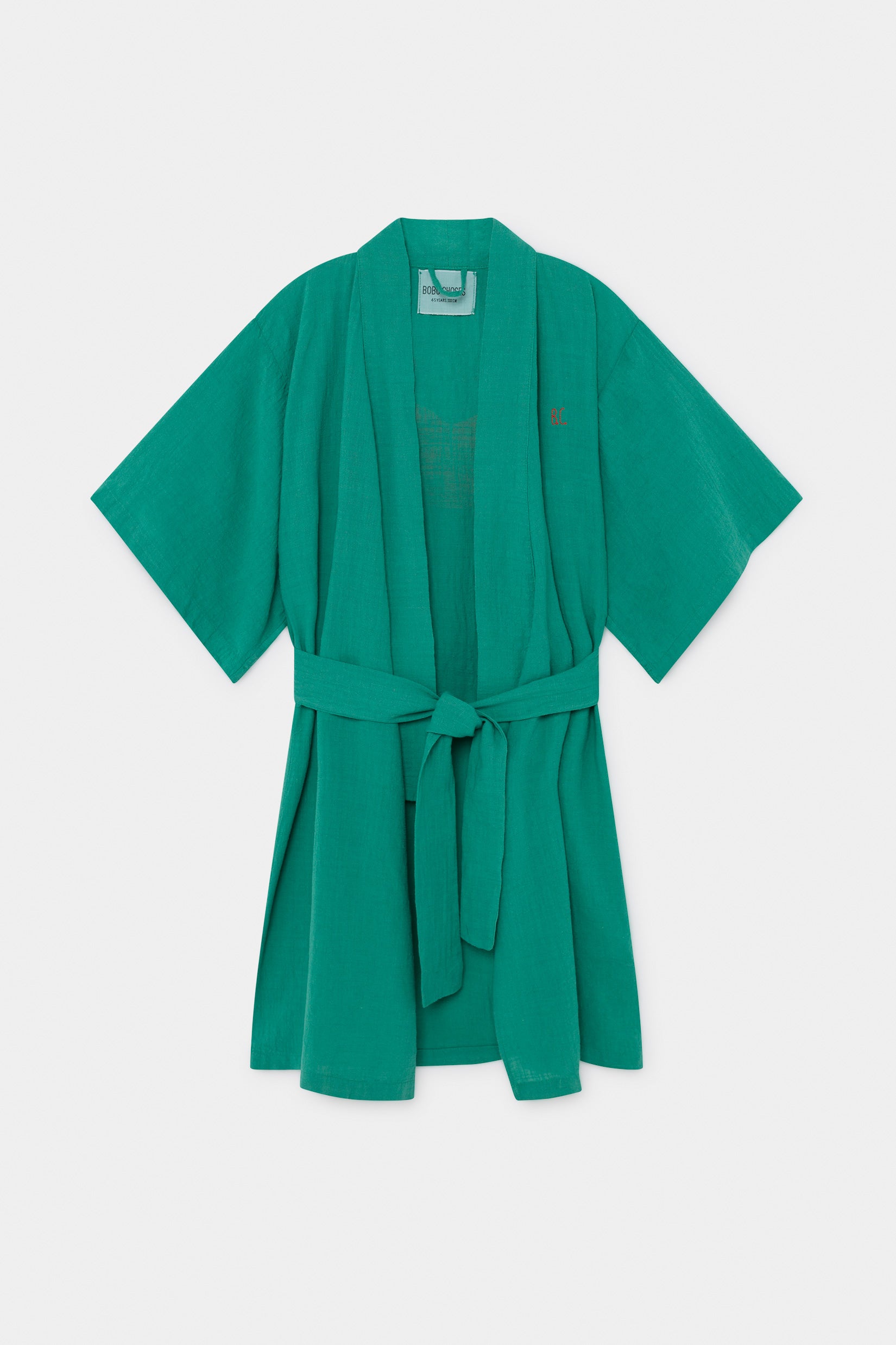 Girls Green Chachacha Kiss Kimono