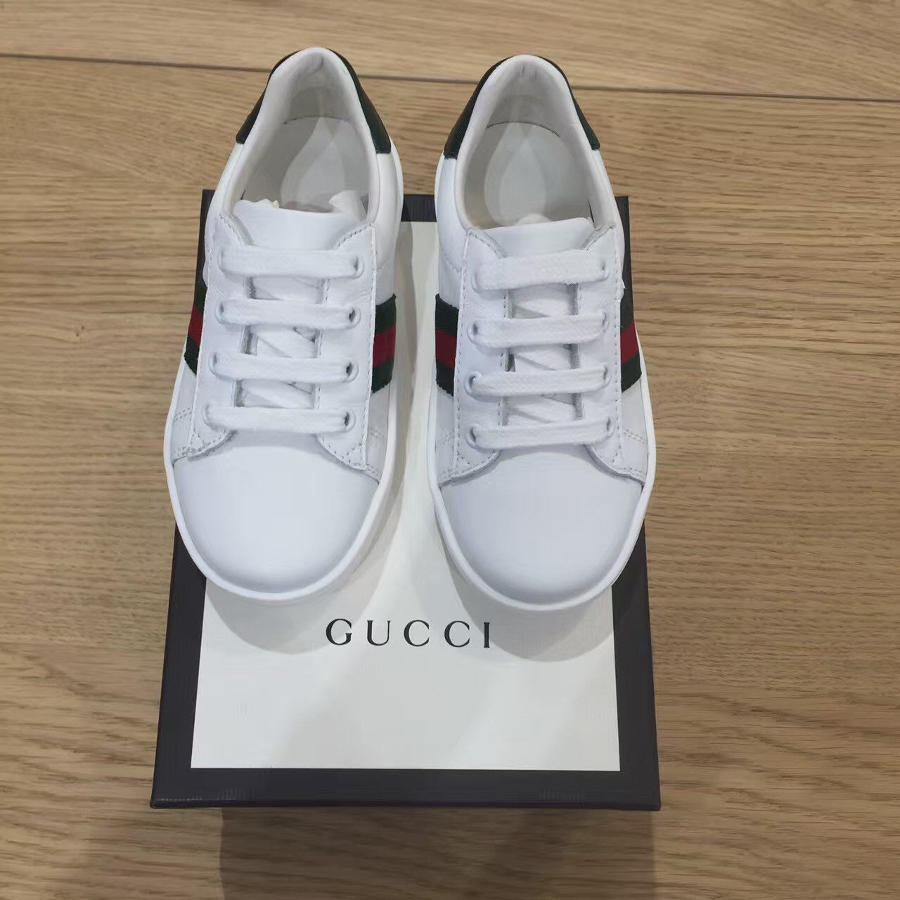 Baby White Leather Shoes - CÉMAROSE | Children's Fashion Store - 1