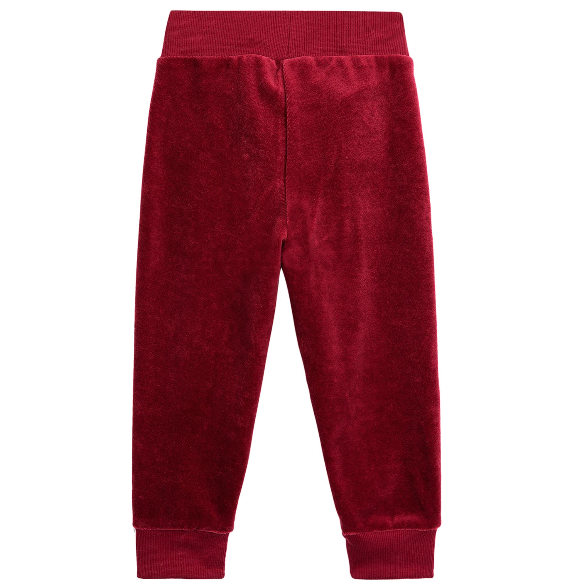 Girls Dark Red Bunny Printed Cotton Trouser - CÉMAROSE | Children's Fashion Store - 2