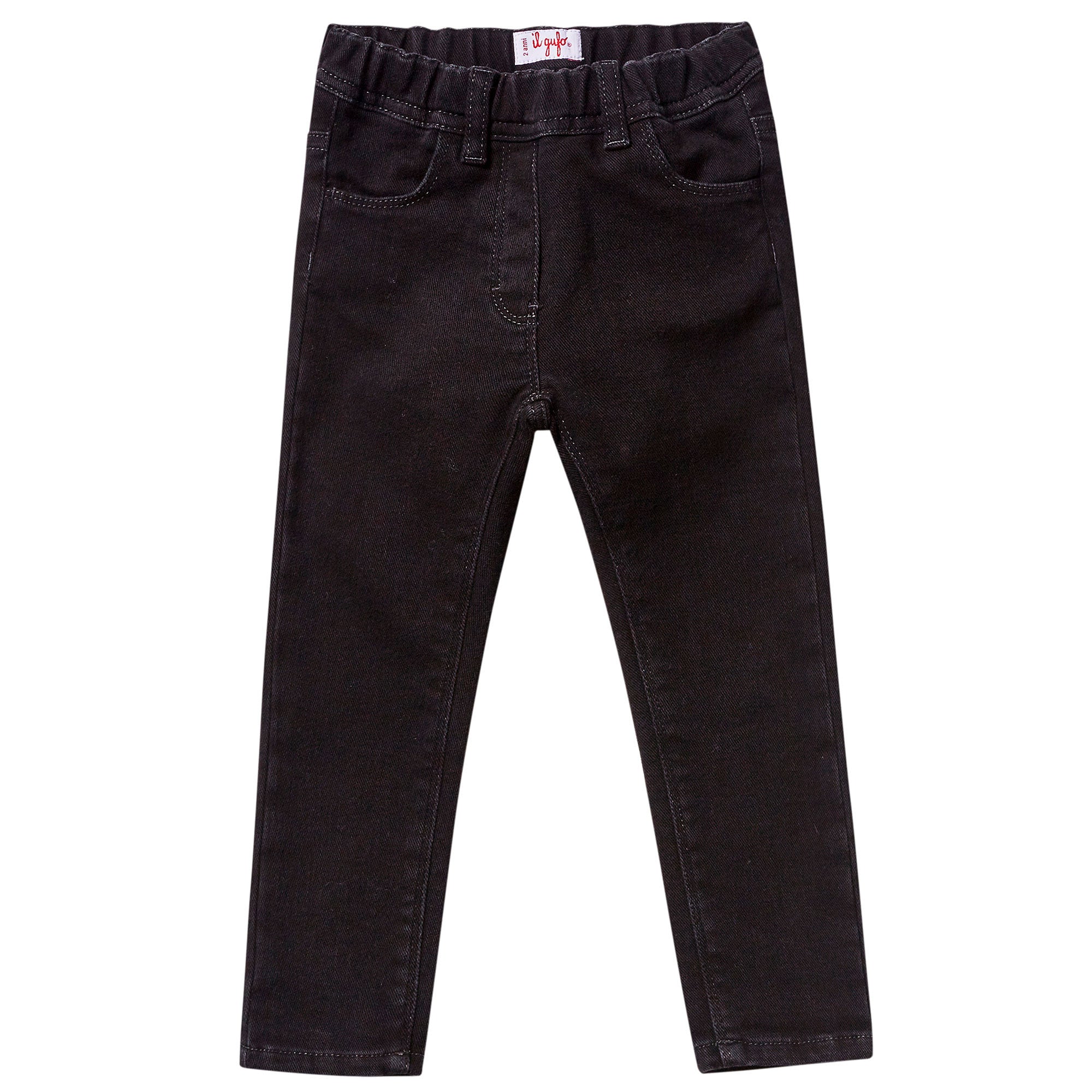 Girls Black Denim Slim Jeans - CÉMAROSE | Children's Fashion Store