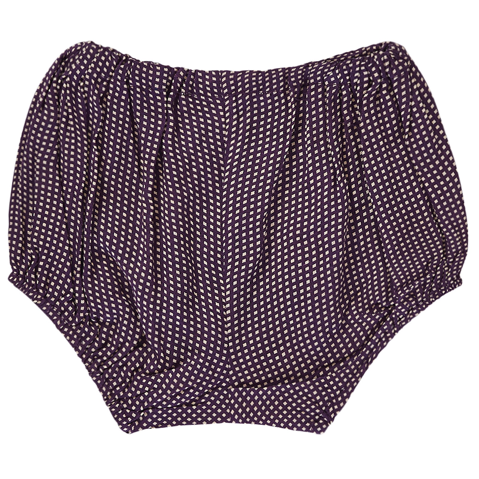 Baby Deep Purple Woven Bloomer - CÉMAROSE | Children's Fashion Store - 2